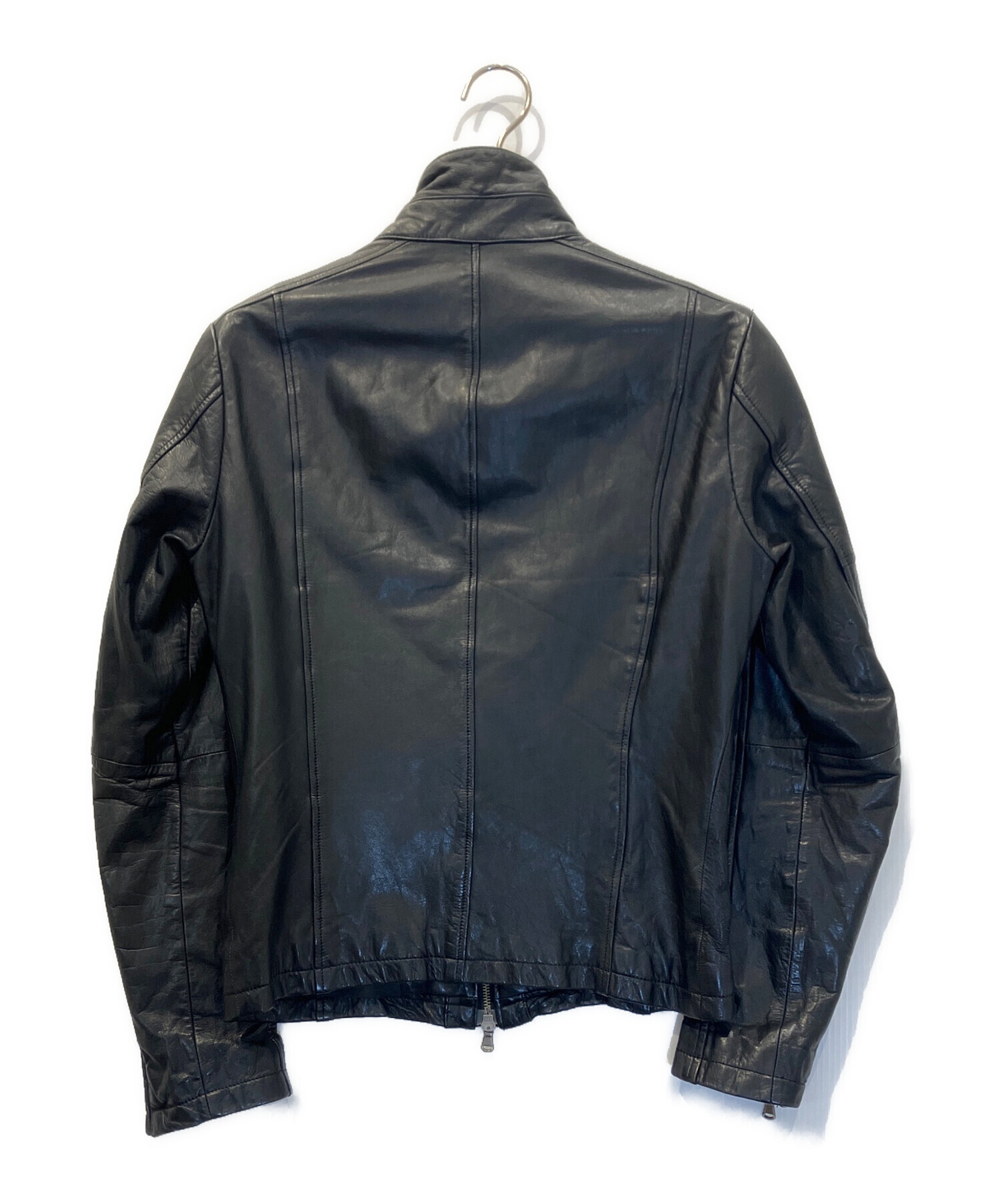 中古・古着通販】SHELLAC (シェラック) レザージャケット ブラック