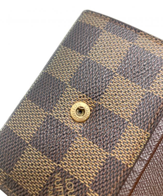 Louis Vuitton ダミエチェック ケース 中古・古着通販】LOUIS VUITTON (ルイ ヴィトン) ダミエ コインケース
