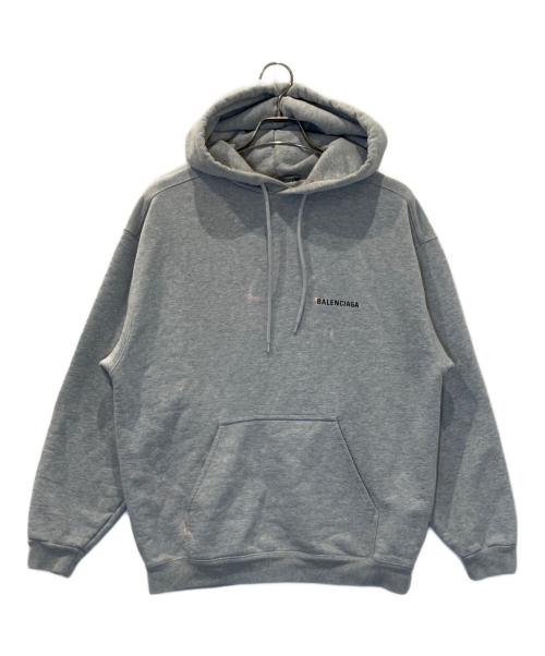 【確実正規品】 BALENCIAGA スウェットパーカー 中古・古着通販】BALENCIAGA (バレンシアガ) バックロゴスウェットプル