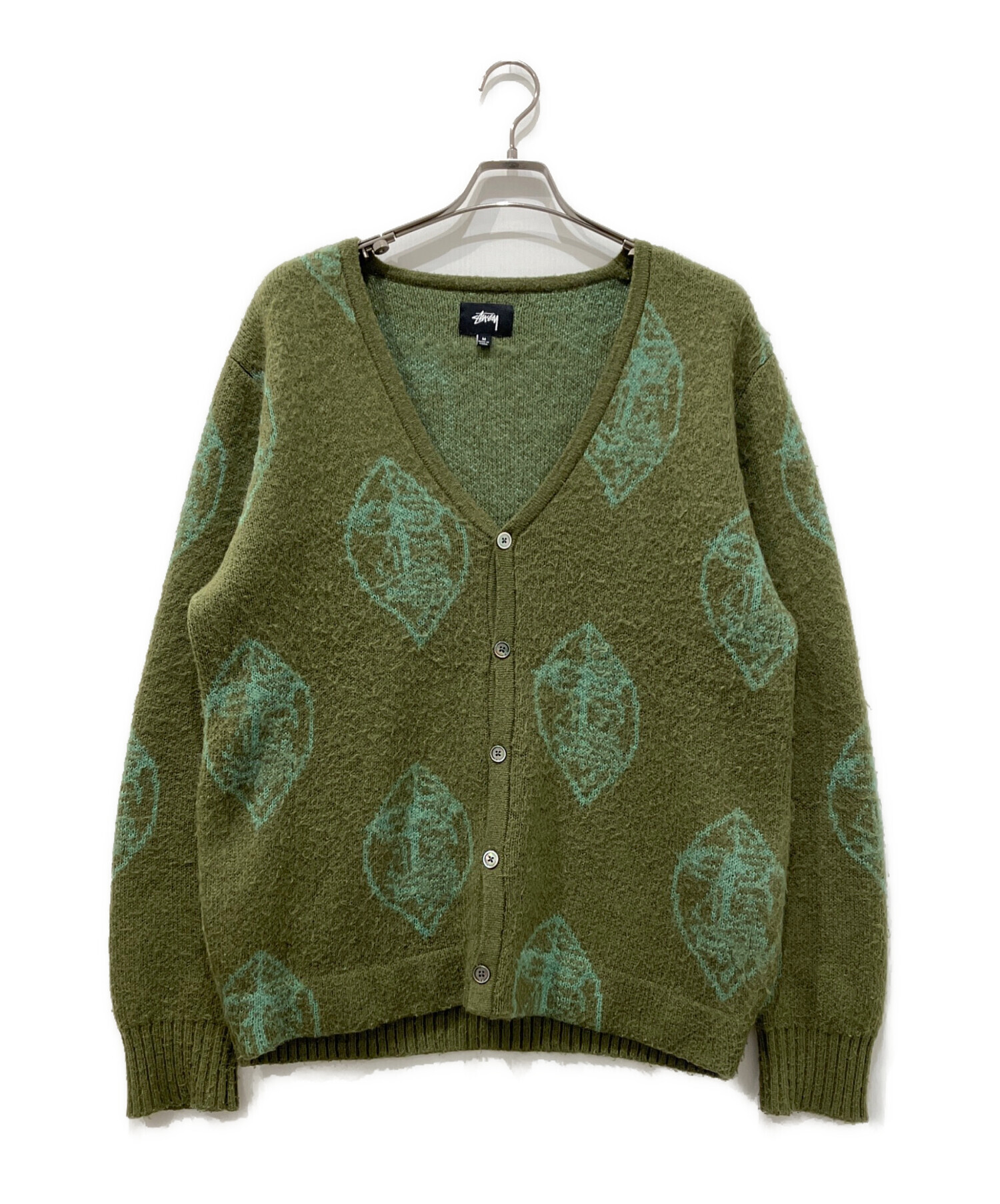 Stussy モヘアカーディガン 中古・古着通販】stussy (ステューシー) Mask Mohair Cardigan