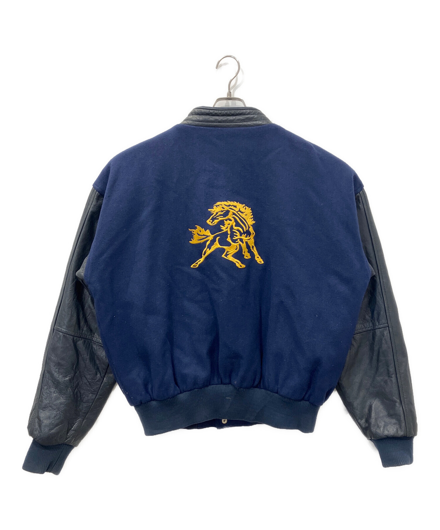 中古・古着通販】LOCKER ROOM (ロッカールーム) 袖レザースタジャン