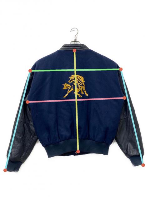 【印】Locker Room スタジャン 中古・古着通販】LOCKER ROOM (ロッカールーム) 袖レザースタジャン