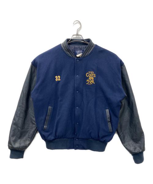 中古・古着通販】LOCKER ROOM (ロッカールーム) 袖レザースタジャン