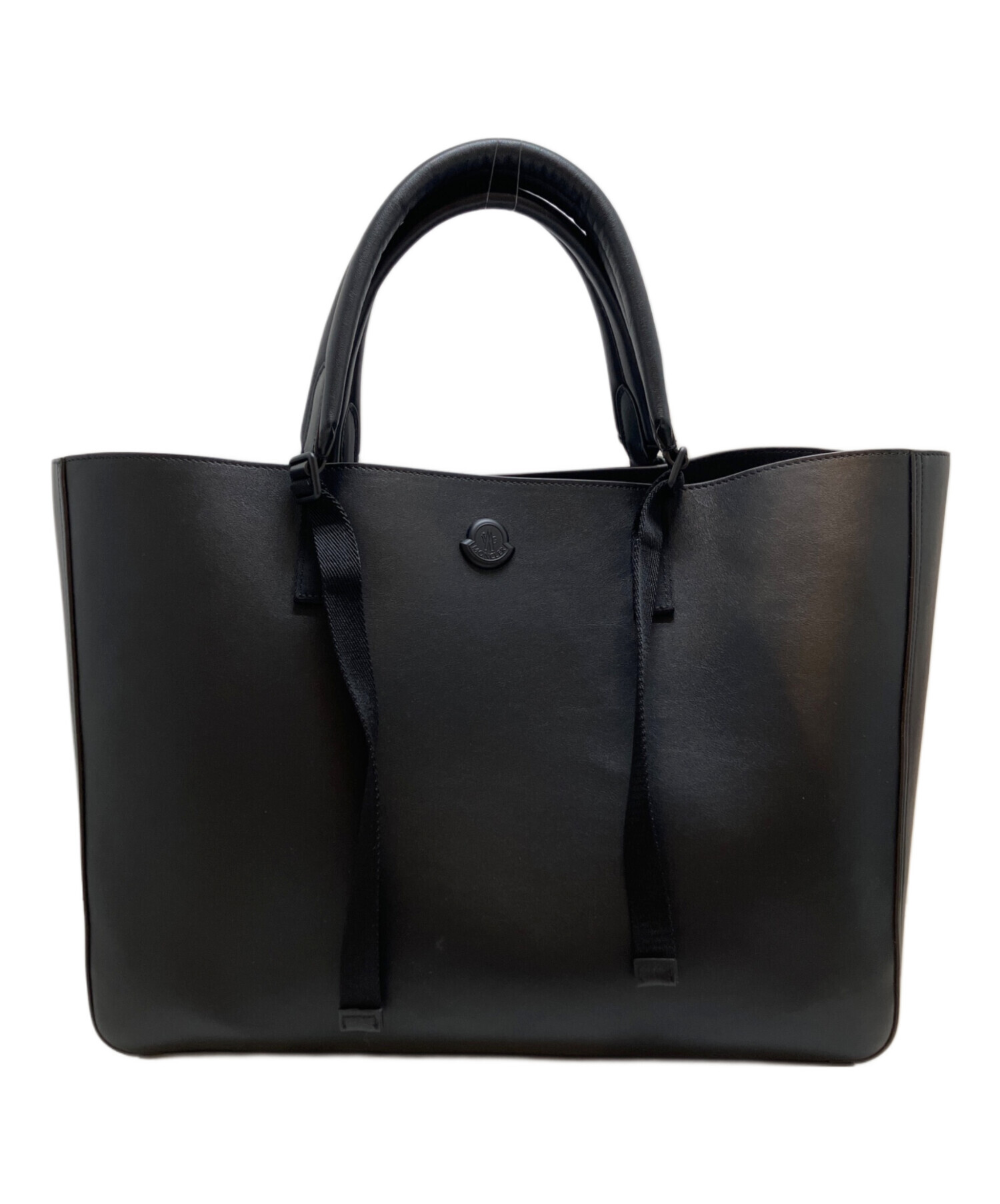 MONCLER ハンドバック 中古・古着通販】MONCLER (モンクレール) CARLO LEATHER TOTE BAG