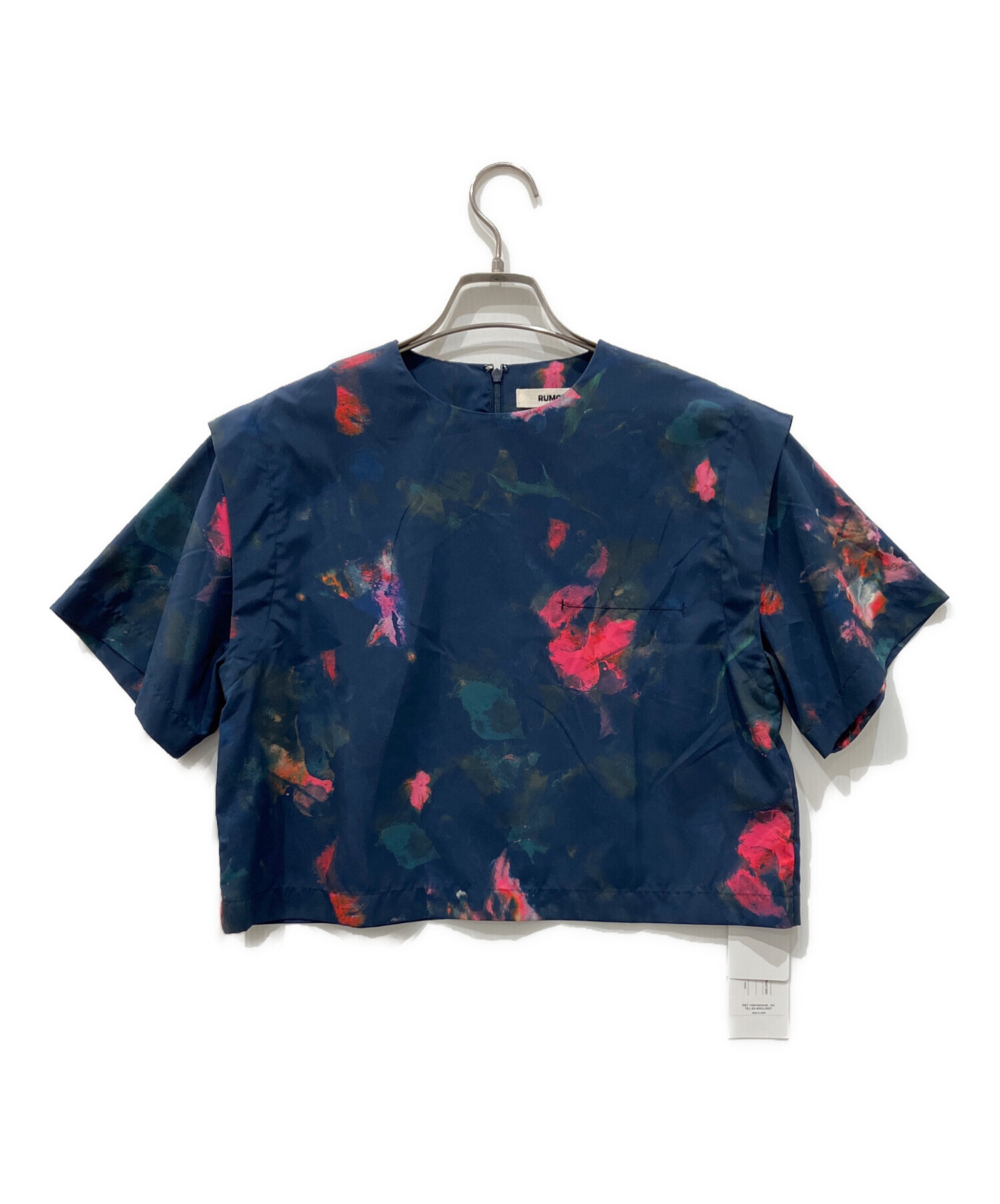 はな品 中古・古着通販】Rumche (ラムシェ) Crystal Flower Paint Shirt