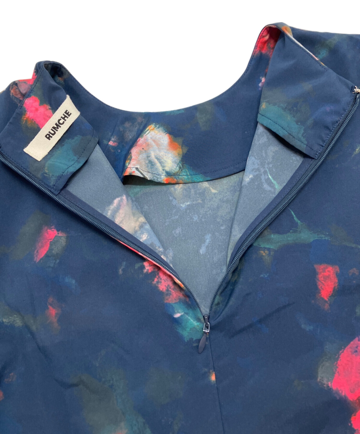 中古・古着通販】Rumche (ラムシェ) Crystal Flower Paint Shirt