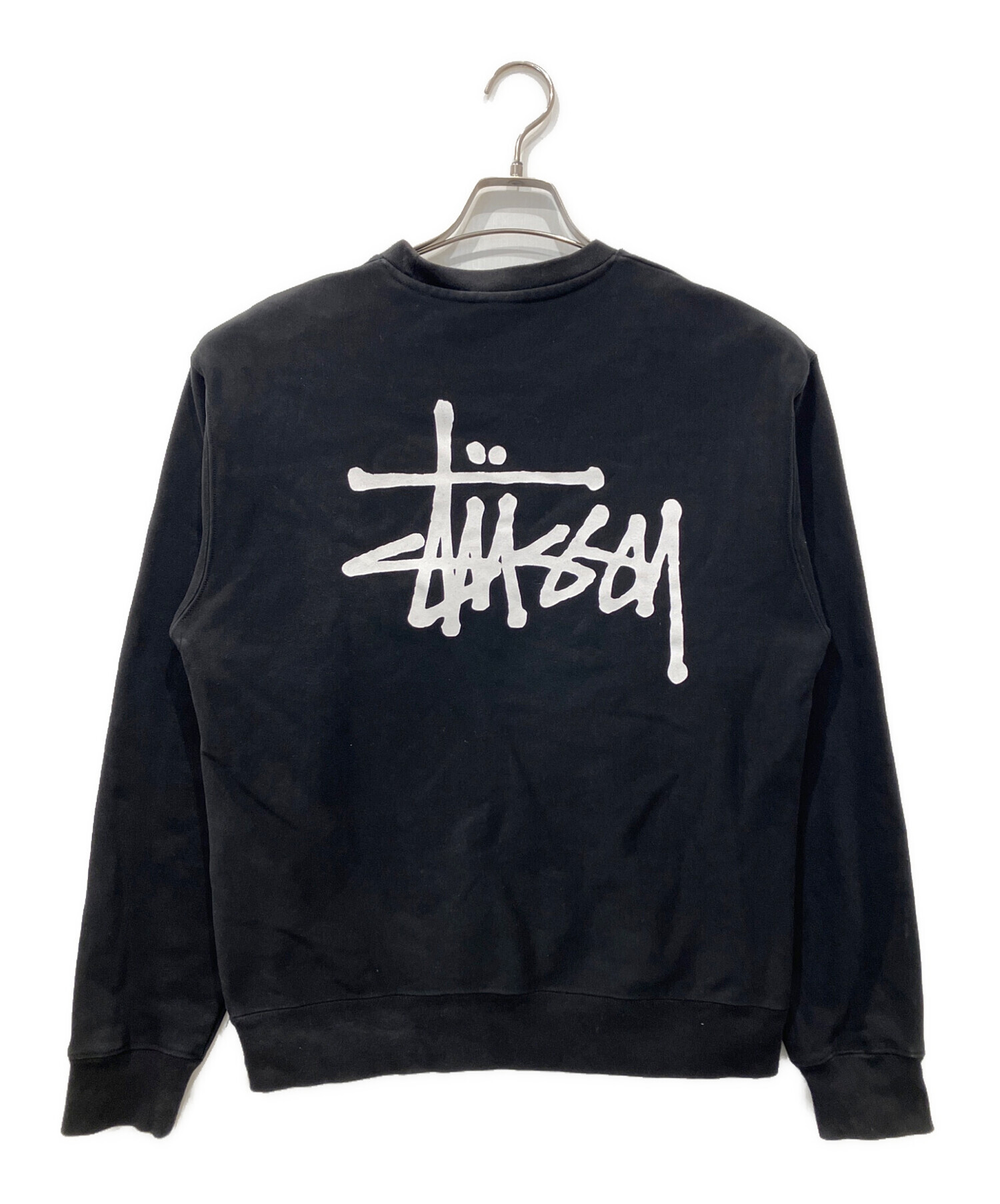 ゆー　【美品】 Stussy　スウェット　ブラック　レア　限定 中古・古着通販】stussy (ステューシー) スウェット ブラック サイズ:S