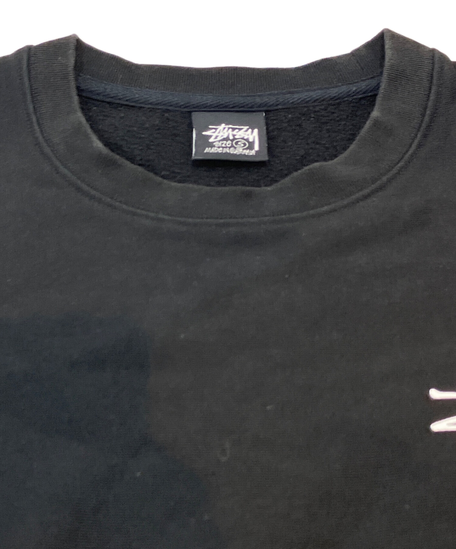 ゆー　【美品】 Stussy　スウェット　ブラック　レア　限定 中古・古着通販】stussy (ステューシー) スウェット ブラック サイズ:S