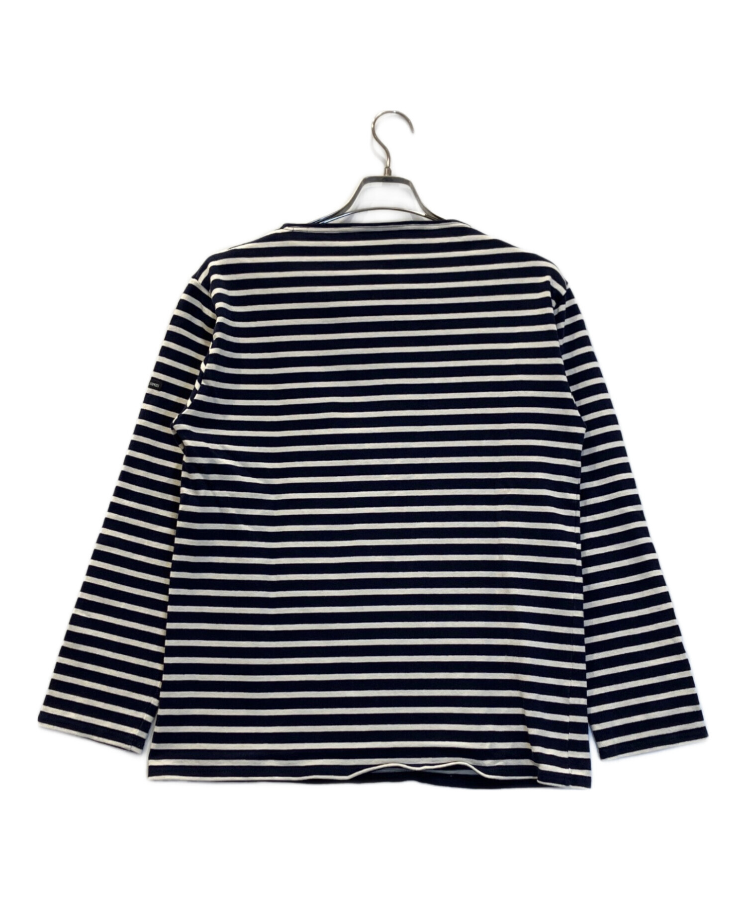 【定番】セントジェームス バスクシャツ T5 L ボーダー ネイビー×白 中古・古着通販】SAINT JAMES (セントジェームス) ボーダーバスク