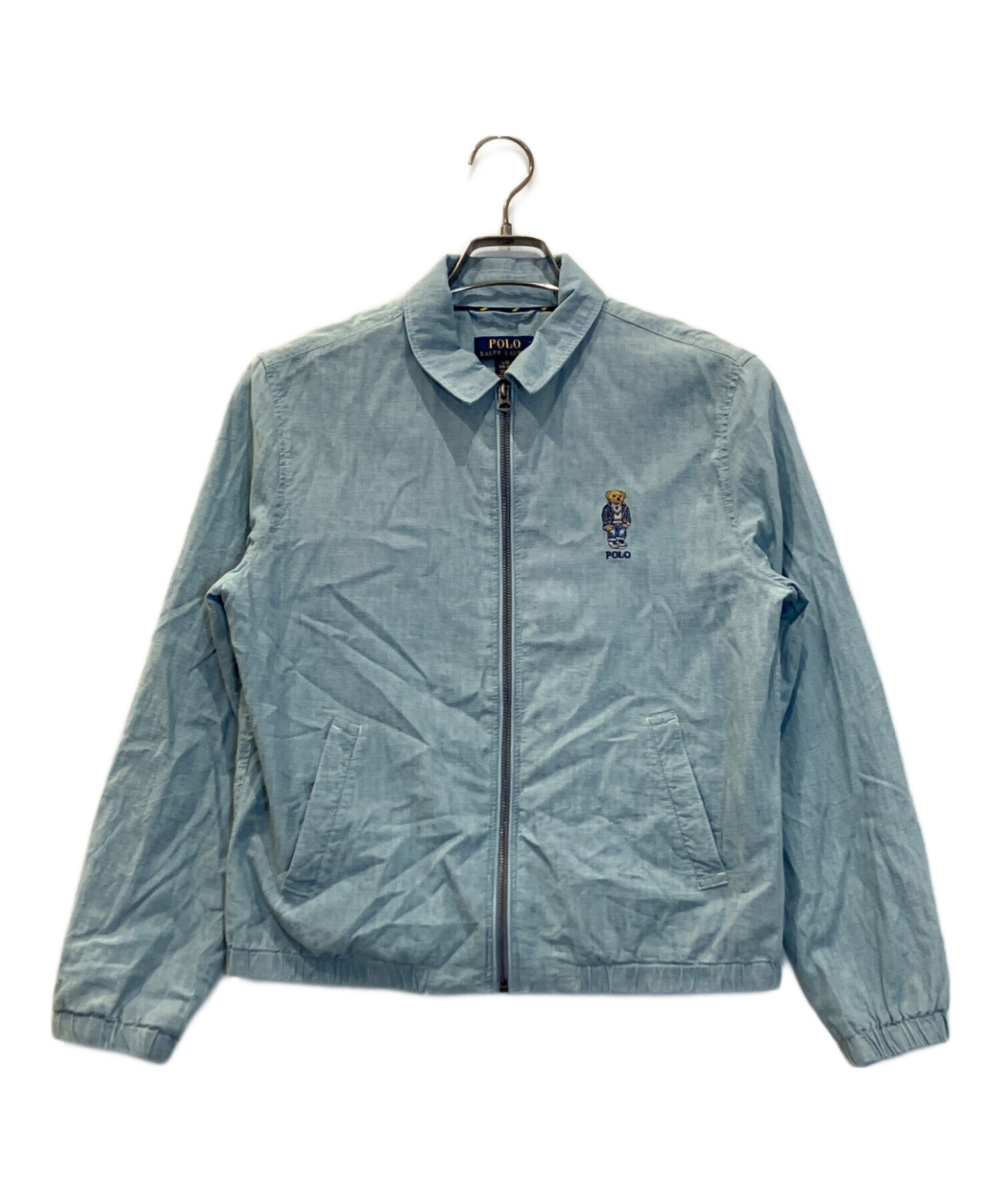 【未着用】ポロラルフローレン シャンブレー ジャケット 上着 150 polo 中古・古着通販】POLO RALPH LAUREN (ポロ・ラルフローレン) ポロベア