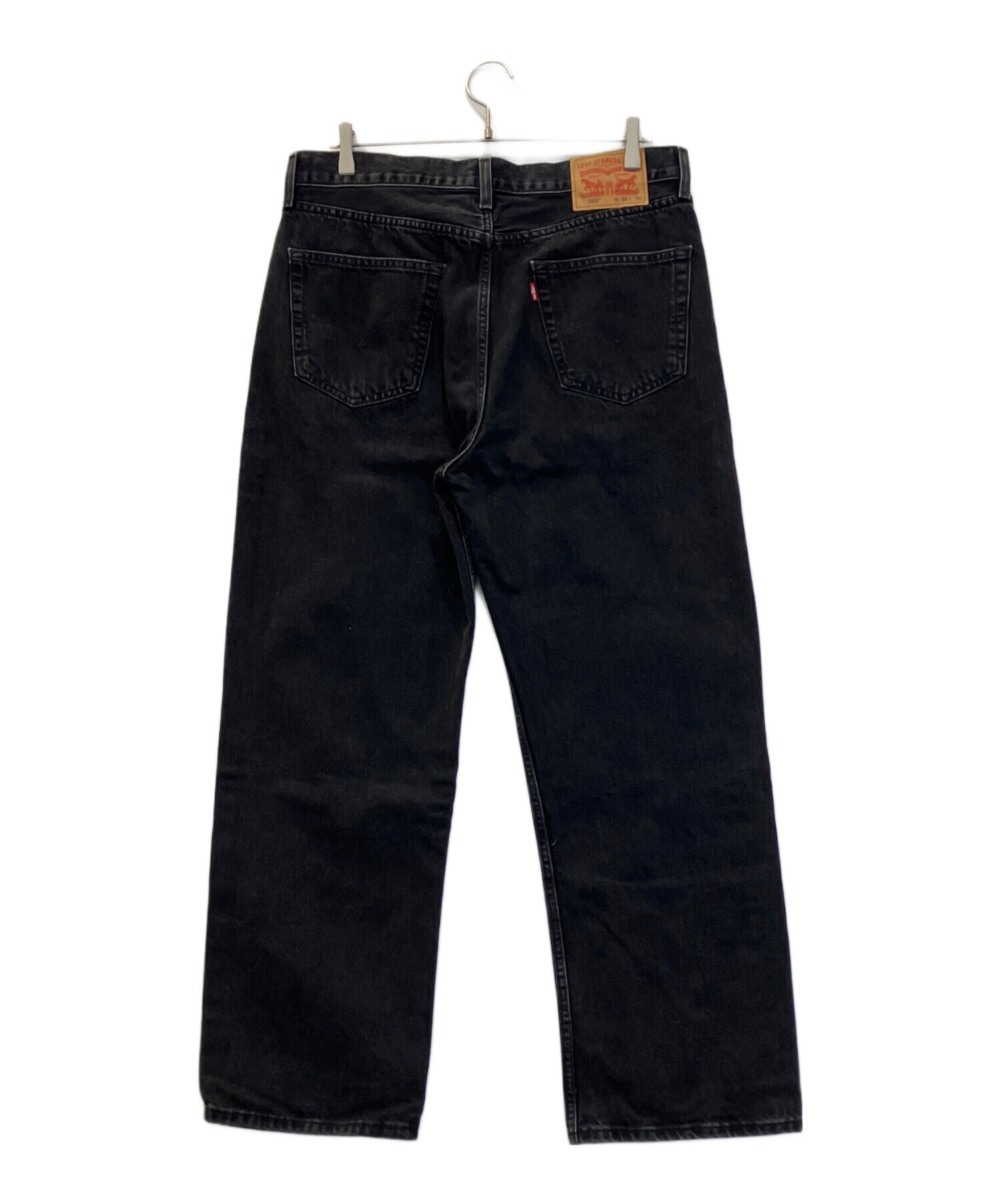 中古・古着通販】LEVI'S (リーバイス) 565デニムパンツ ブラック
