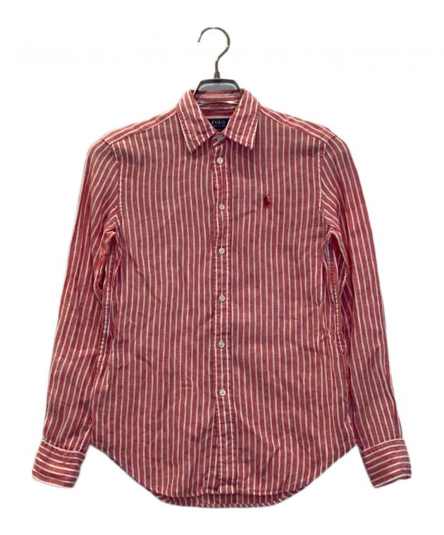 【新品未使用】ラルフ　リネンストライプシャツ　Lサイズ相当 中古・古着通販】POLO RALPH LAUREN (ポロ・ラルフローレン) リネン