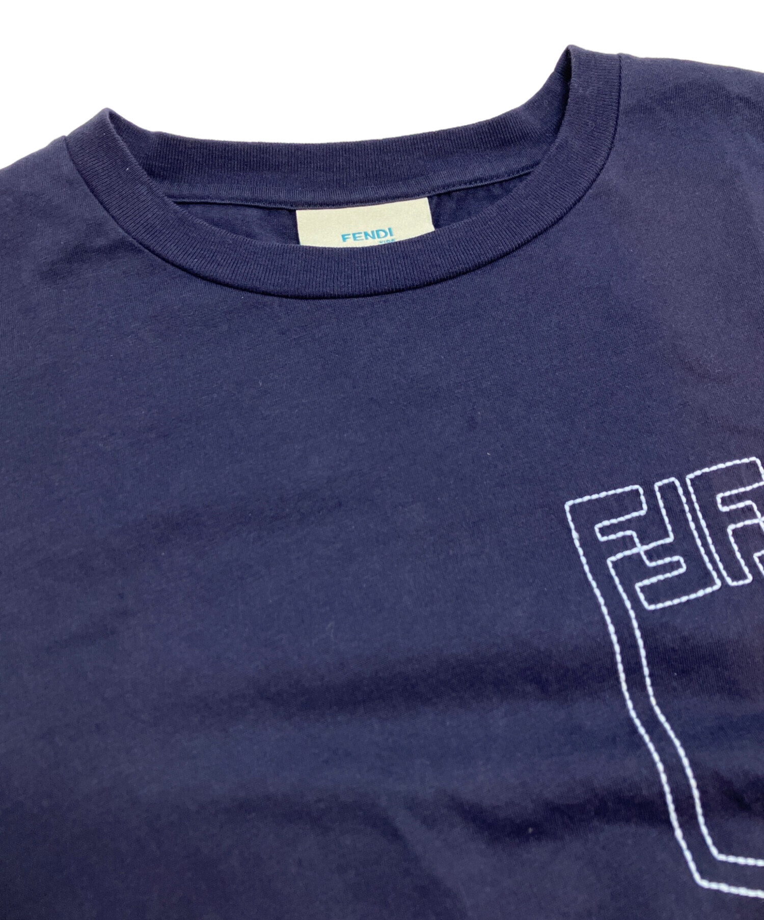 中古・古着通販】FENDI KIDS (フェンディ キッズ) 刺繍Tシャツ