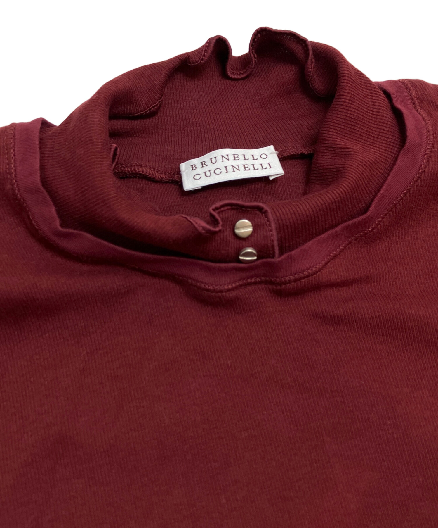 ブルネロクチネリ　ヘンリーネック　ニットカットソー 中古・古着通販】BRUNELLO CUCINELLI (ブルネロクチネリ) ハイネック