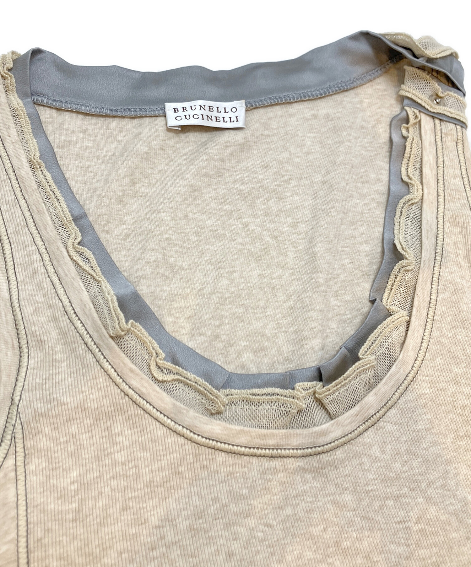 中古・古着通販】BRUNELLO CUCINELLI (ブルネロクチネリ) ノースリーブ 