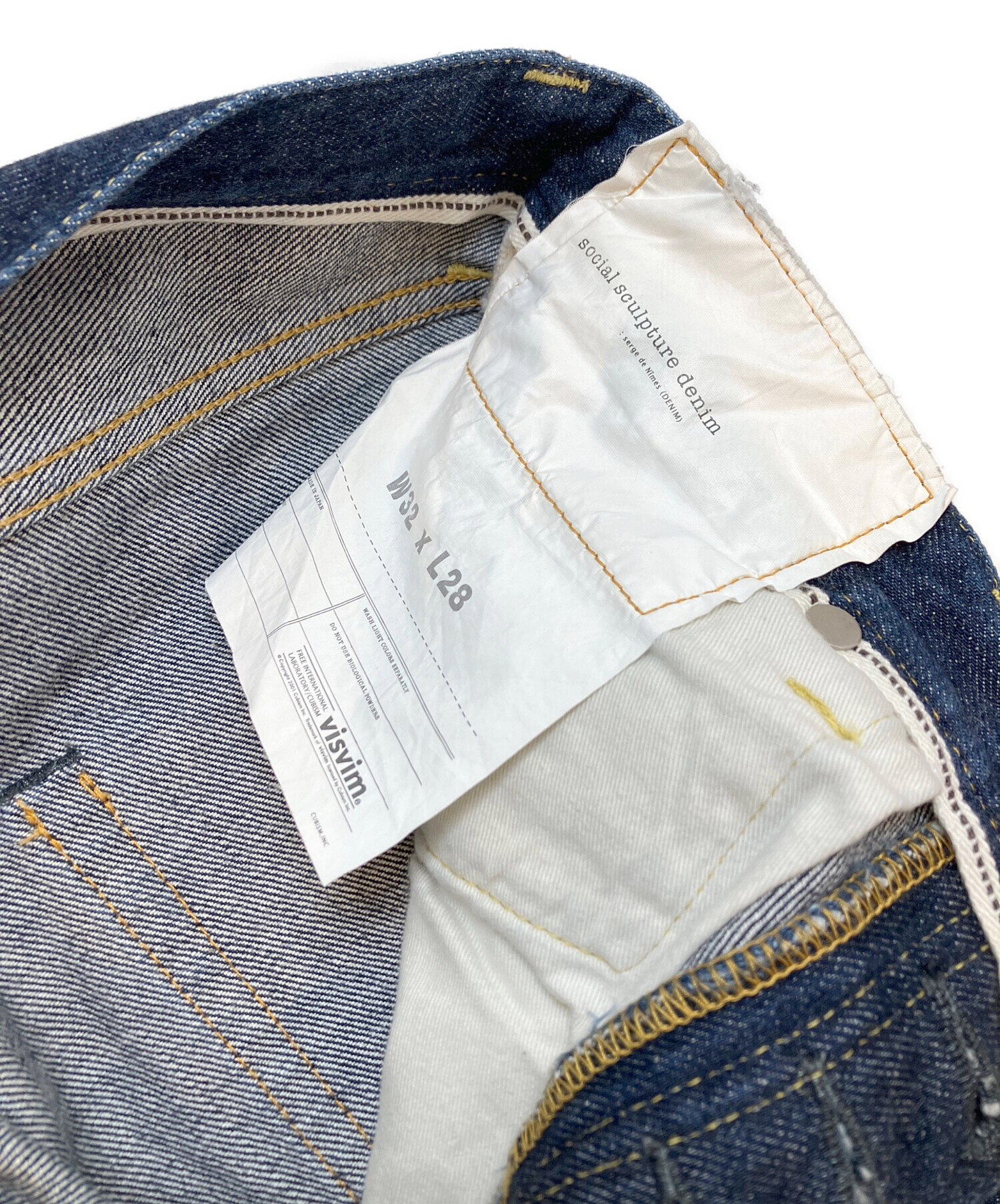 中古・古着通販】VISVIM (ビズビム) SOCIAL SCULPTURE 10 インディゴ