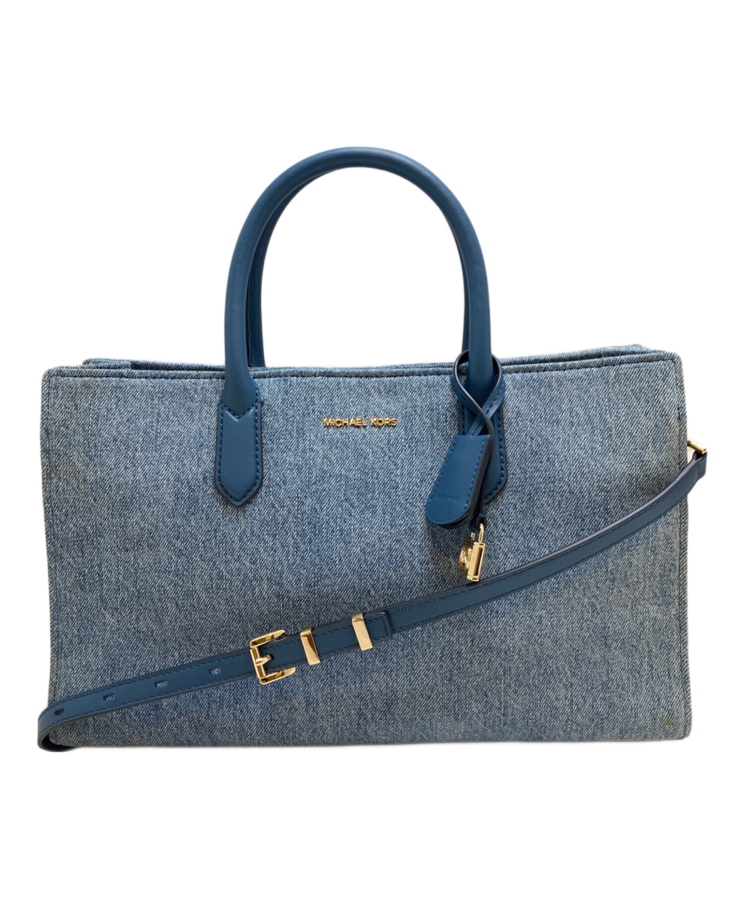 Michael Kors デニム 2WAY ハンドバッグ 中古・古着通販】MICHAEL KORS (マイケルコース) サッチェル/デニム