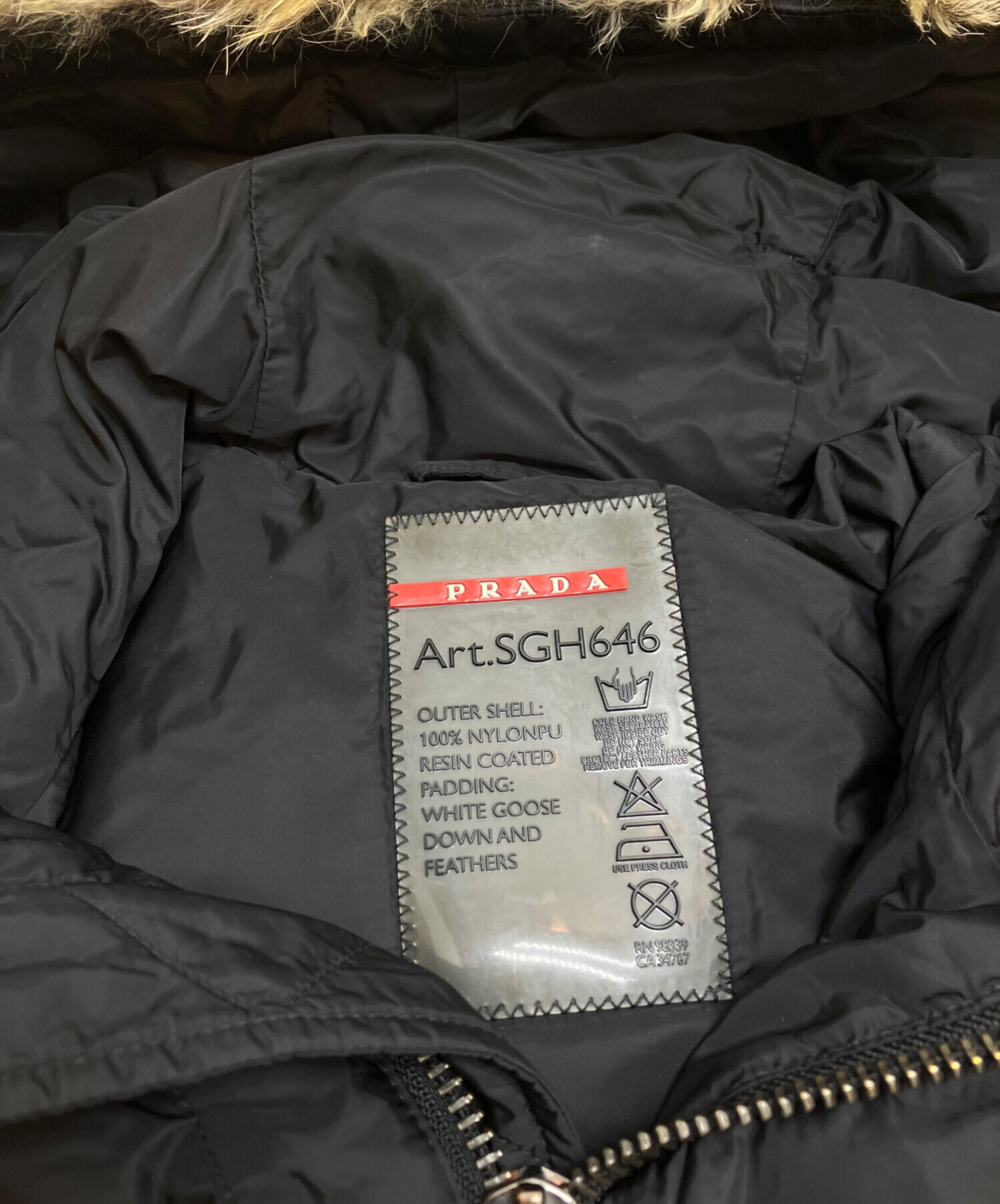 中古・古着通販】PRADA SPORTS (プラダスポーツ) ファー付