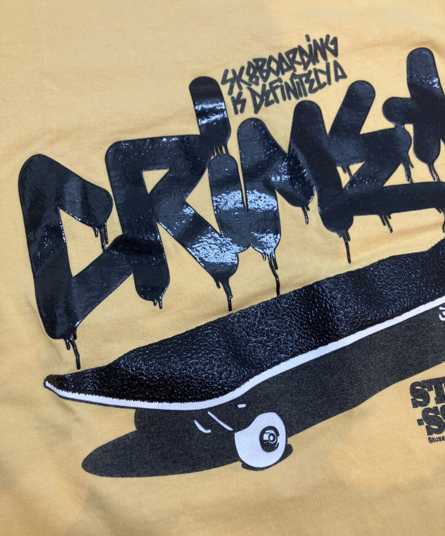 STUSSY スケートボード グラフィックデザイン 中古・古着通販】stussy (ステューシー) スケートボードプリントT