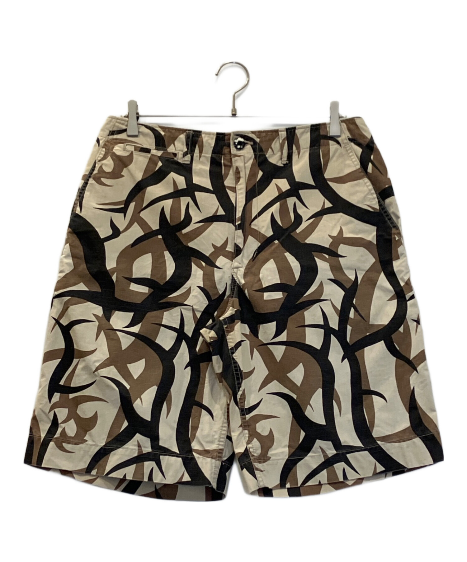 s*9様 A BATHING APE トライバルカモ ショートパンツ 日本製 中古・古着通販】A BATHING APE (アベイシングエイプ) トライバルカモ