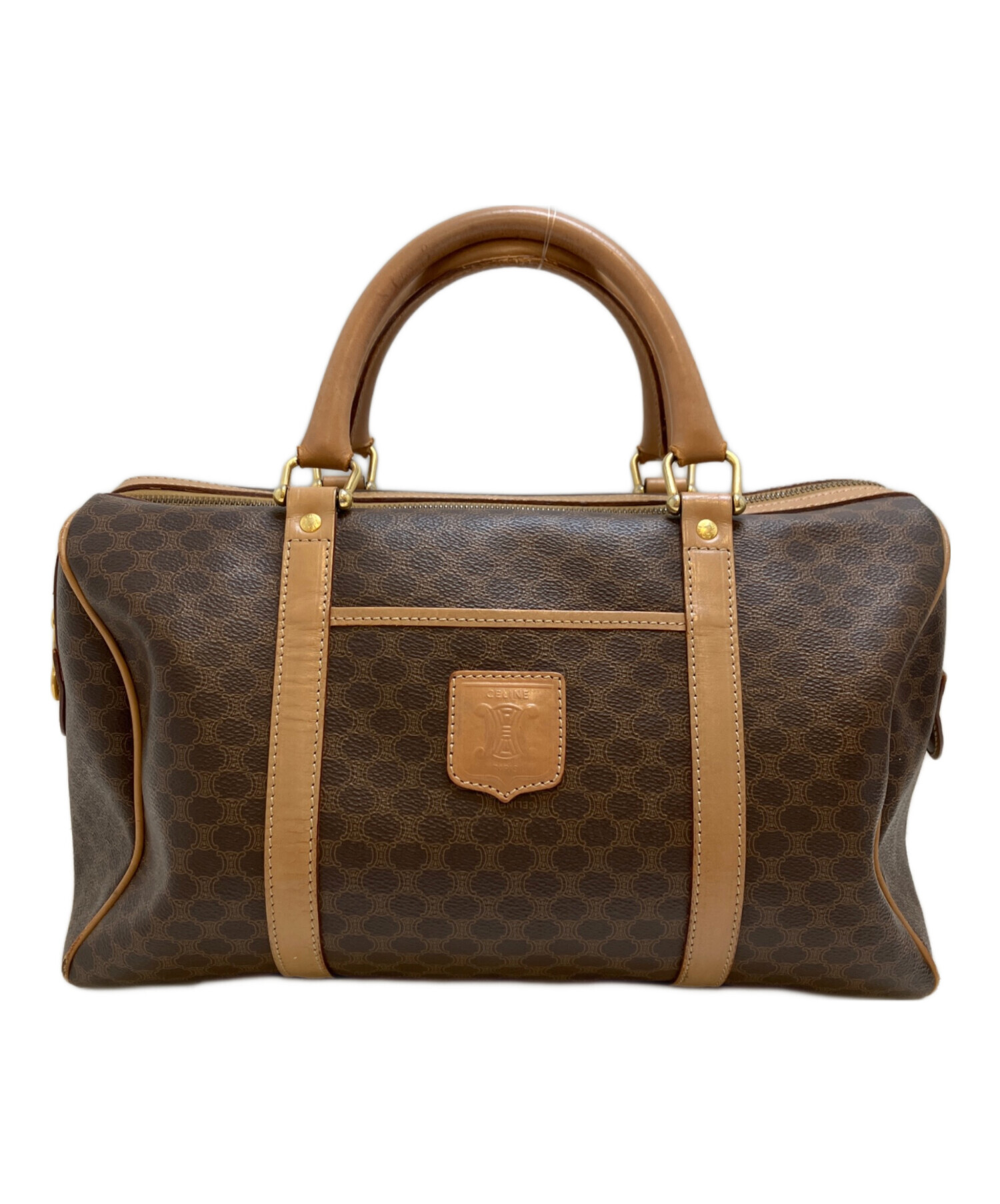 CELINE セリーヌ　ボストンバッグ　マカダム 中古・古着通販】CELINE (セリーヌ) マカダム ボストンバッグ