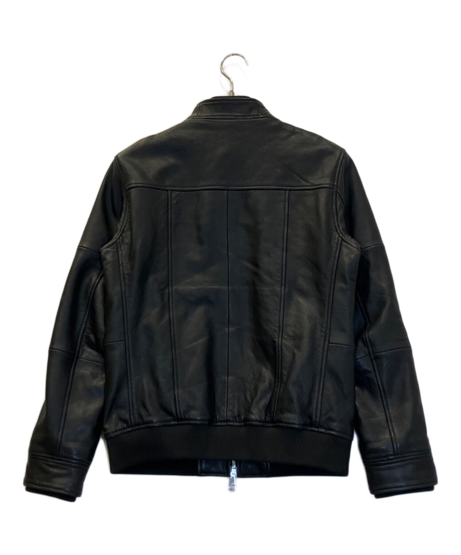 中古・古着通販】AKM (エーケーエム) ラムレザーシングルライダース