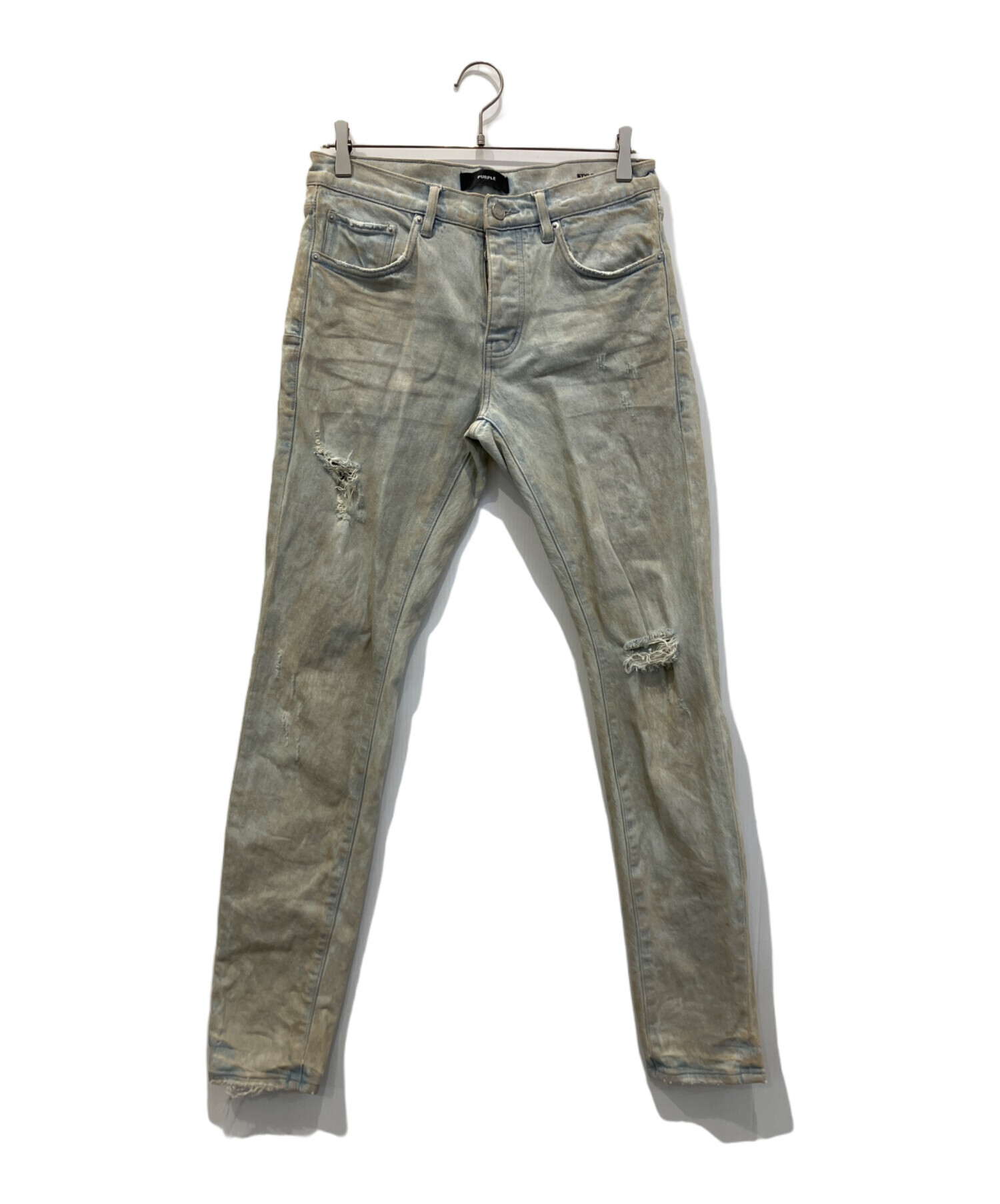 中古・古着通販】PURPLE BRAND (パープルブランド) デニムパンツ 