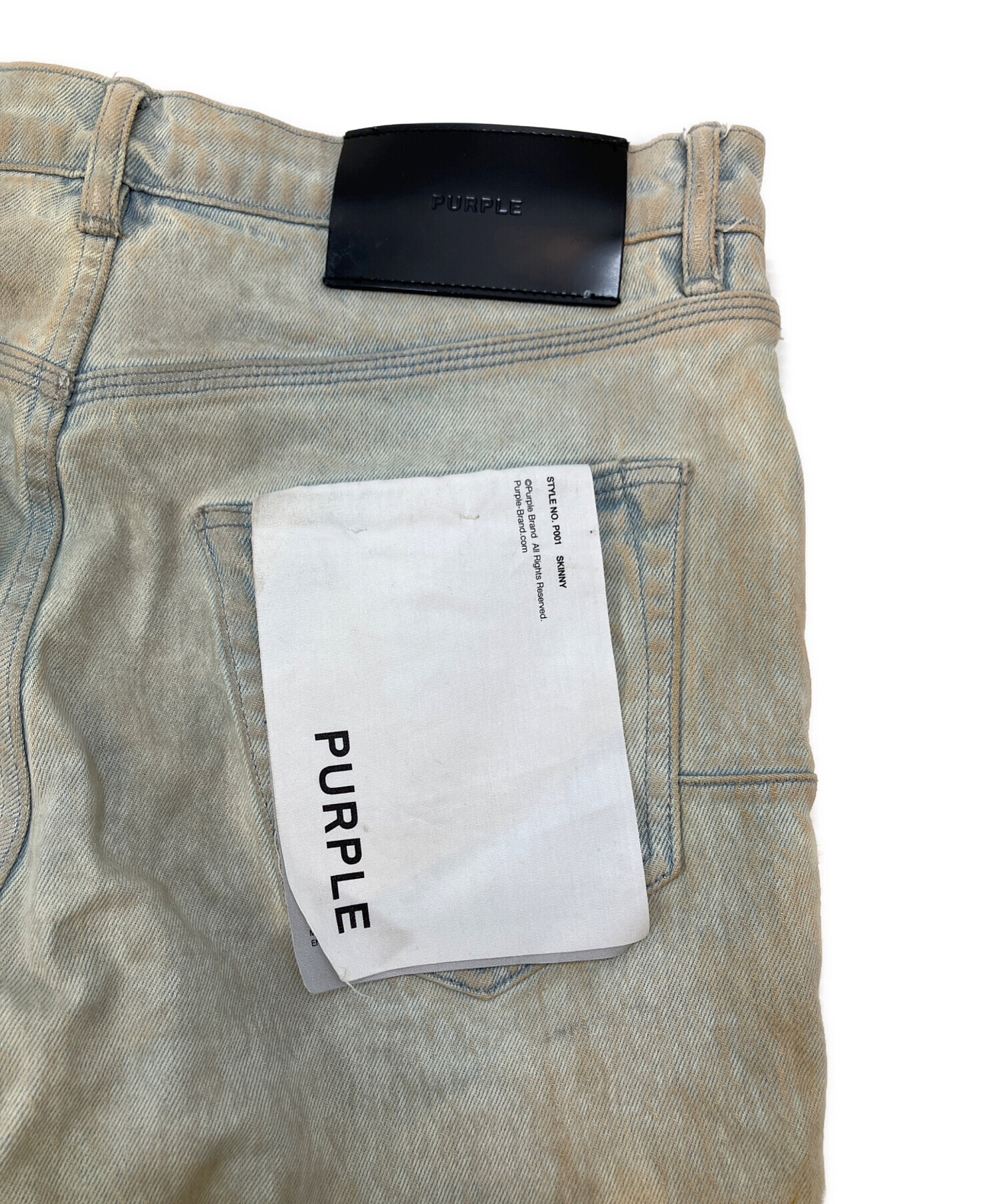 中古・古着通販】PURPLE BRAND (パープルブランド) デニムパンツ 