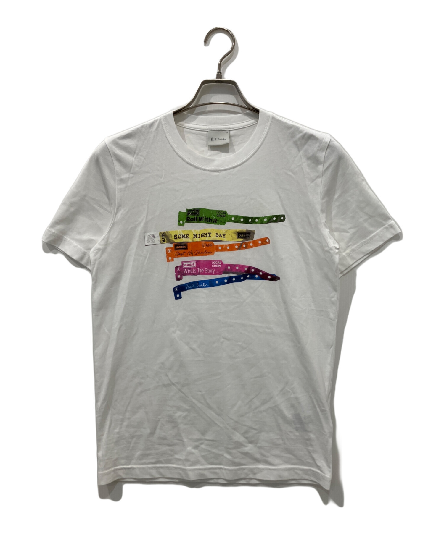 中古・古着通販】PAUL SMITH (ポールスミス) プリントTシャツ ホワイト 
