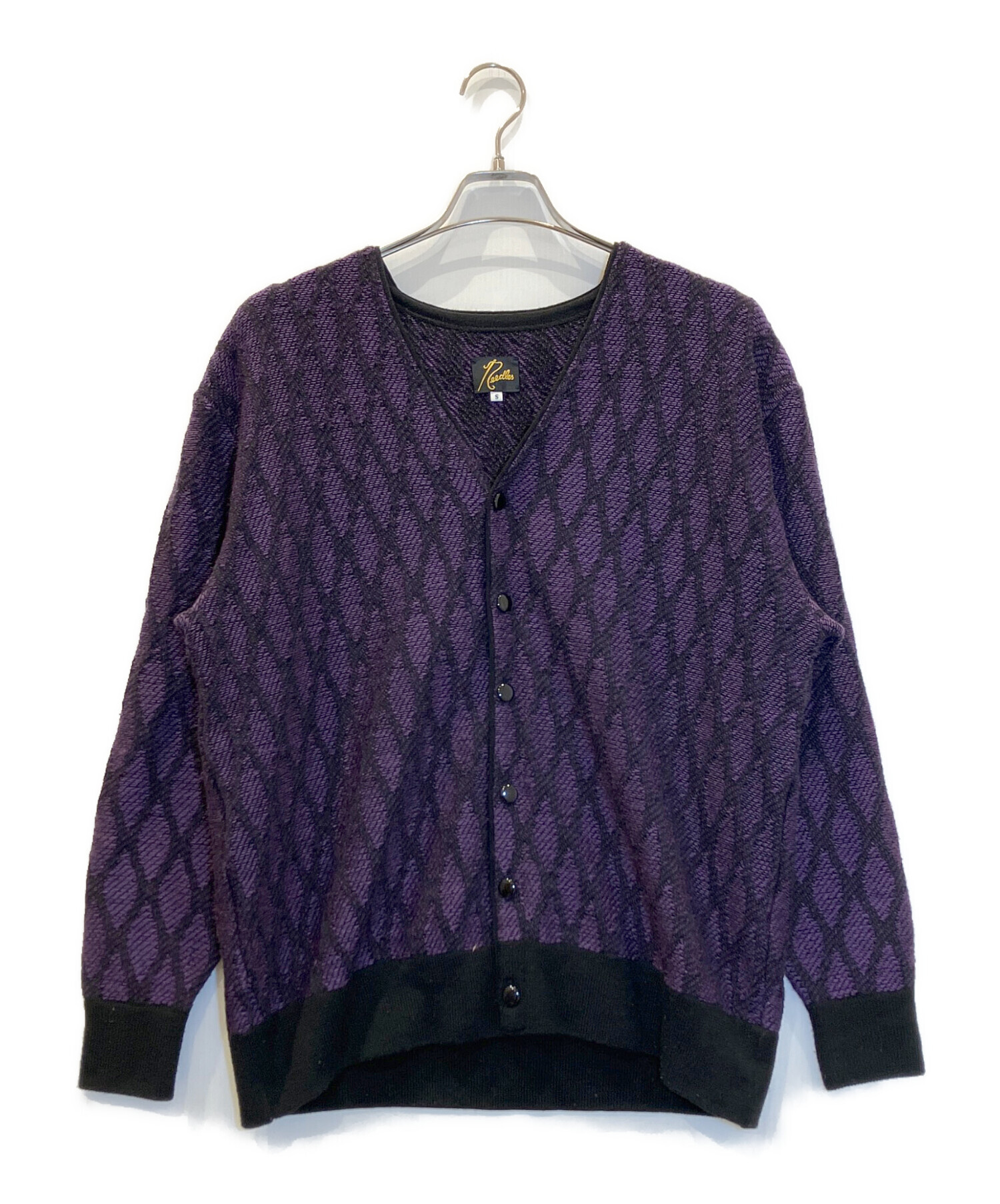 ニードルズ Needles VNeck Cardigan 新品未使用 Lsize 中古・古着通販】Needles (ニードルズ) Vネックニットカーディガン