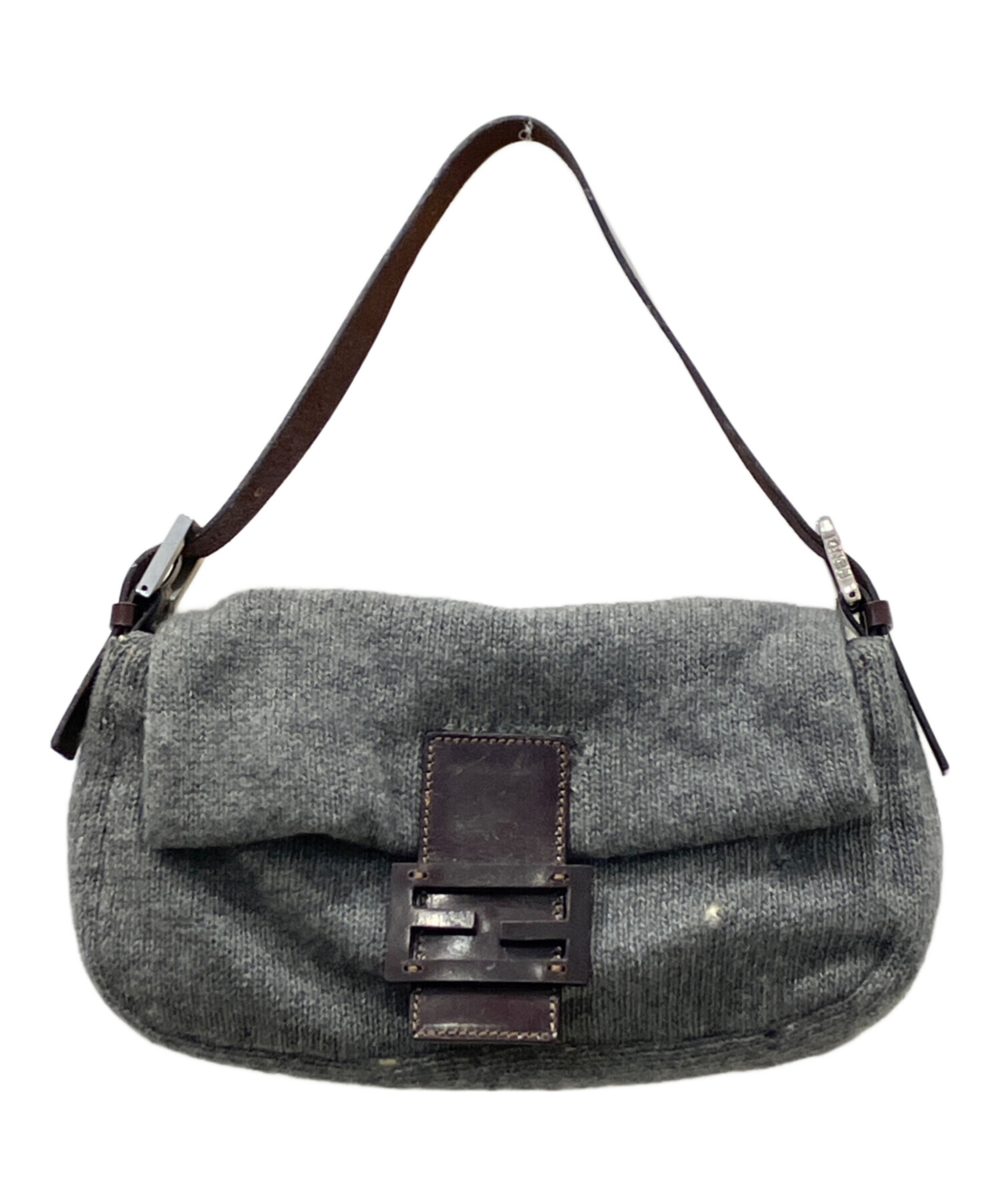 FENDI フェンディ ショルダーバッグ 中古 中古・古着通販】FENDI (フェンディ) ショルダーバッグ グレー サイズ