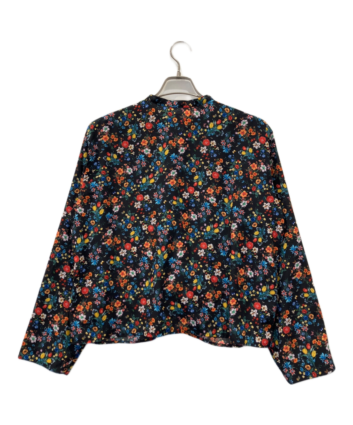 中古・古着通販】MEYAME (メヤメ) BLOUSE JACKET FLOWER ブラック