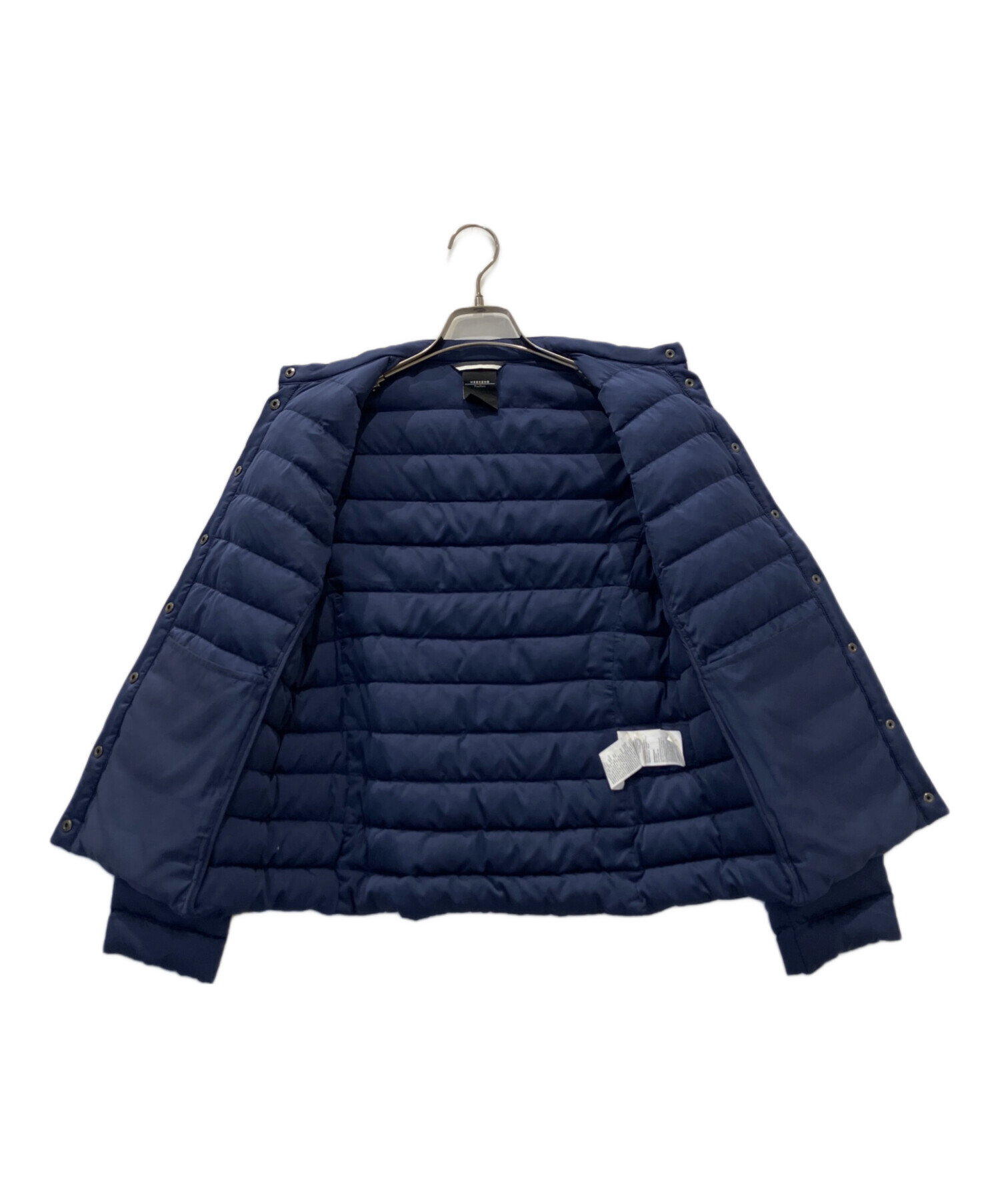 極美品☆WeekEndMAXMARA☆ダウンベスト☆ダークネイビー☆2way L 楽天