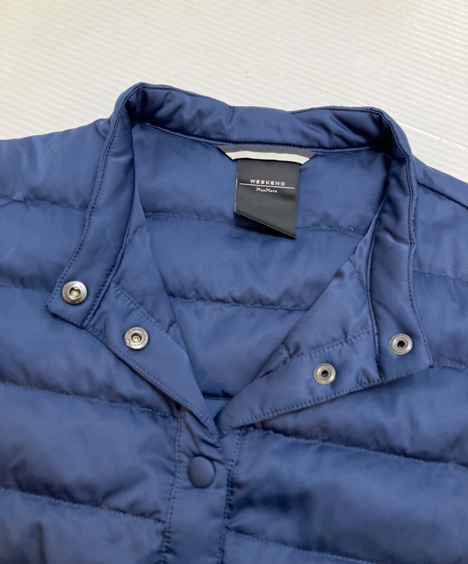 極美品☆WeekEndMAXMARA☆ダウンベスト☆ダークネイビー☆２way L 極美品☆WeekEndMAXMARA☆ダウンベスト☆ダークネイビー☆2way L 楽天