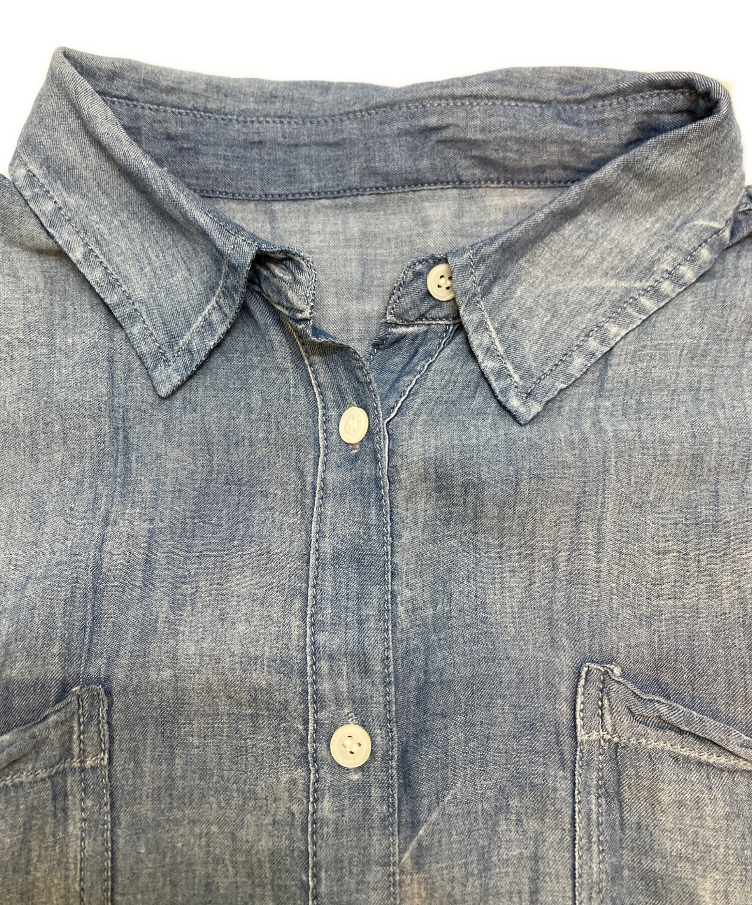 中古・古着通販】BEARDSLEY (ビアズリー) シフォンデニムポンチョ