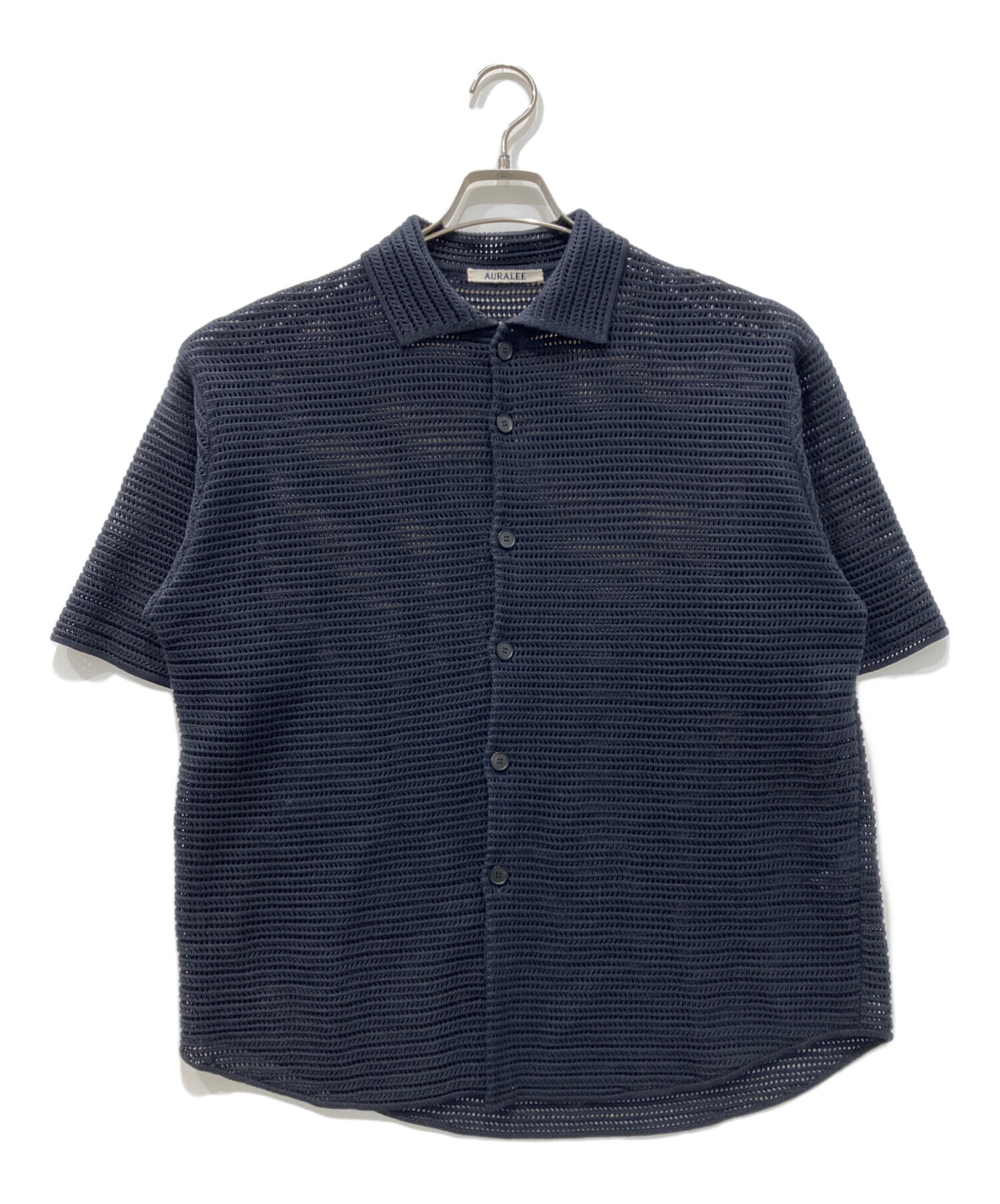 中古・古着通販】AURALEE (オーラリー) COTTON MESH KNIT HALF SLEEVED