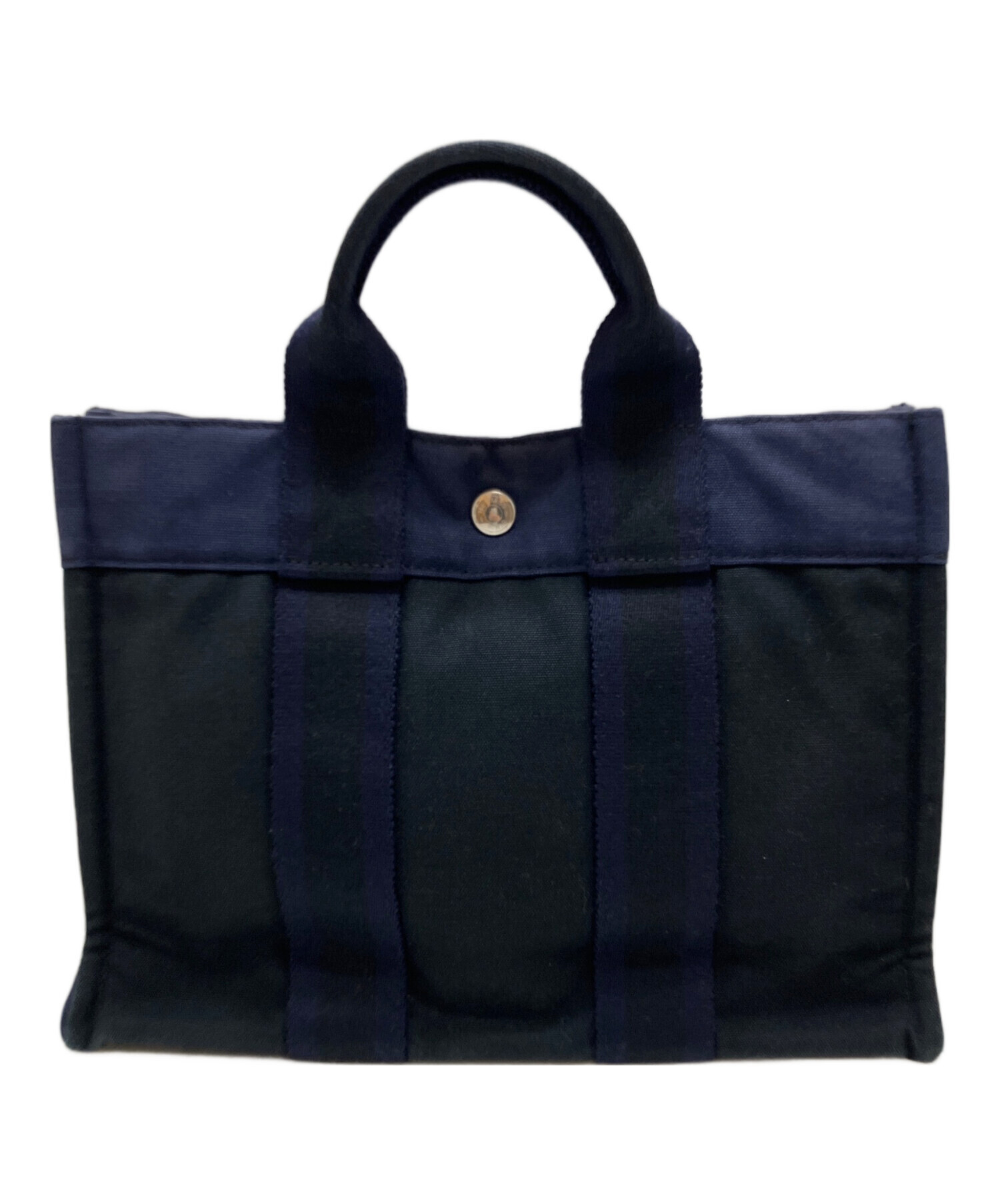 中古・古着通販】HERMES (エルメス) フールトゥPM ブラック×ネイビー