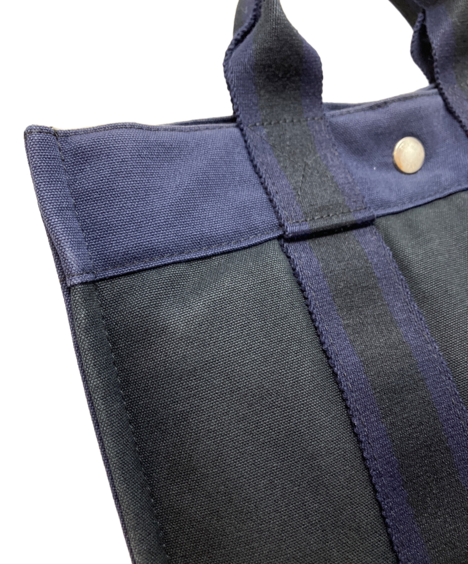 中古・古着通販】HERMES (エルメス) フールトゥPM ブラック×ネイビー