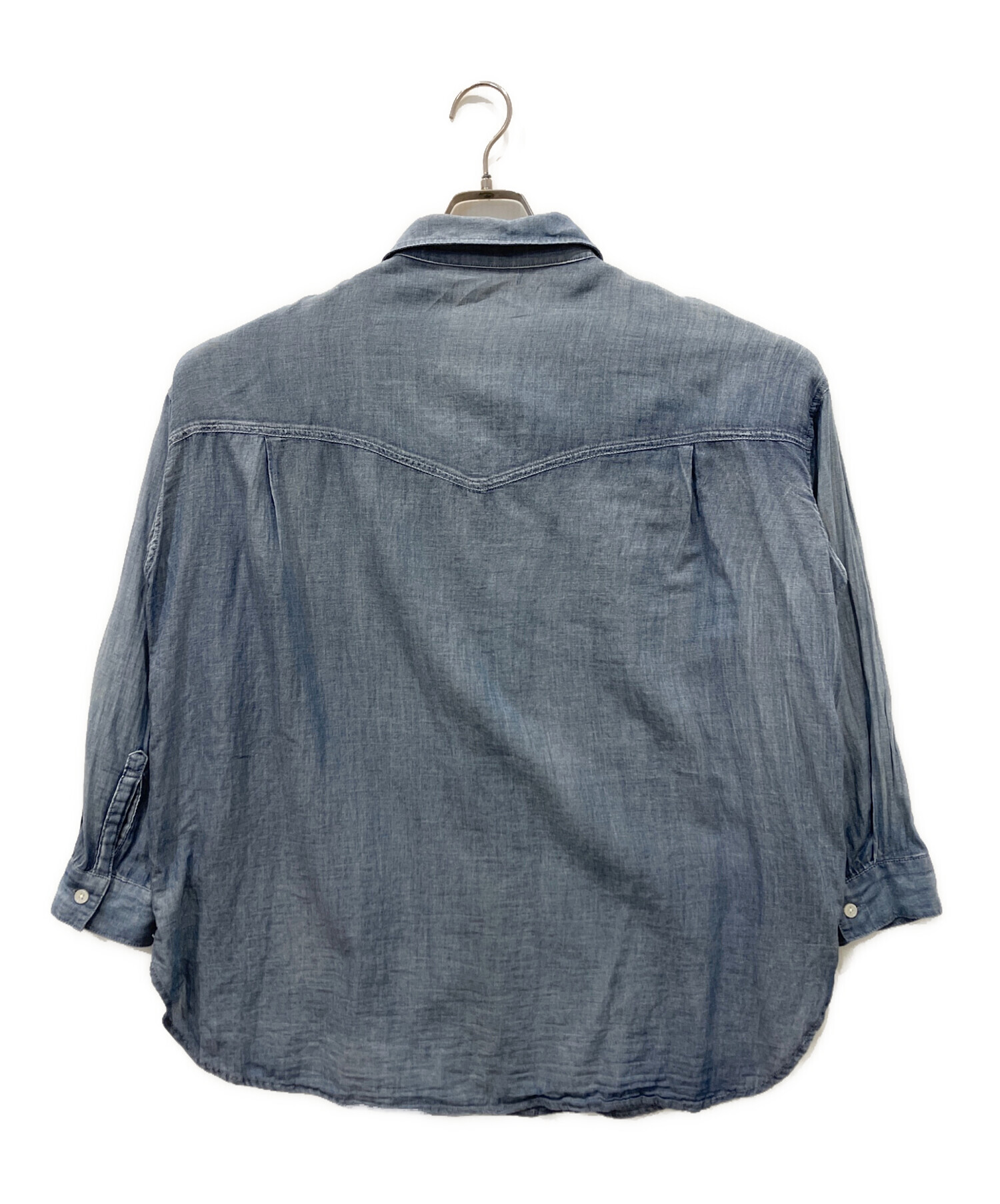 中古・古着通販】BEARDSLEY (ビアズリー) シフォンデニムシャツ