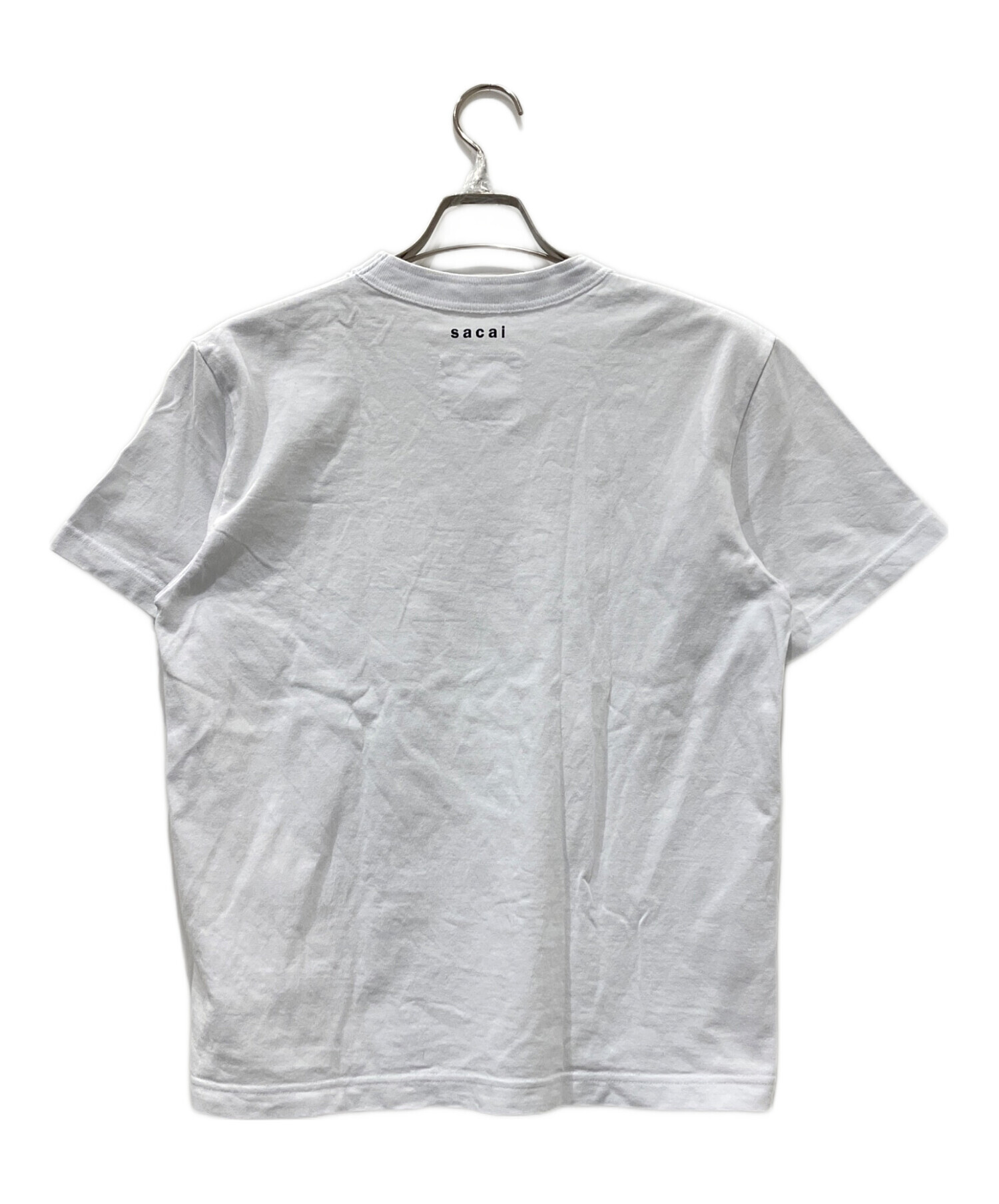 中古・古着通販】sacai (サカイ) Tシャツ ホワイト サイズ:1｜ブランド