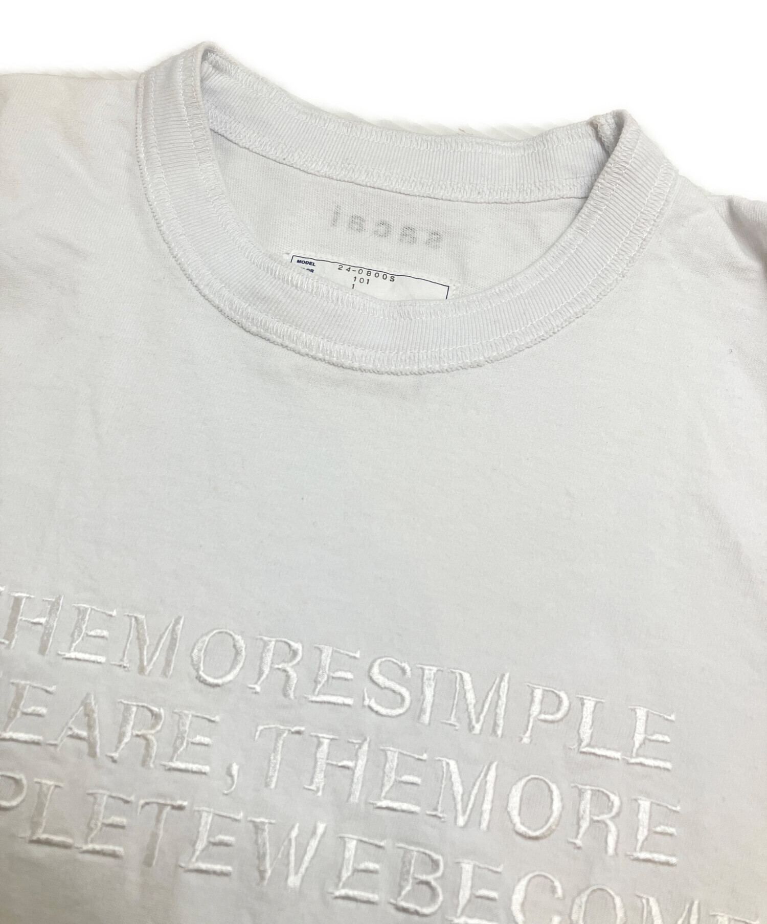 中古・古着通販】sacai (サカイ) Tシャツ ホワイト サイズ:1｜ブランド