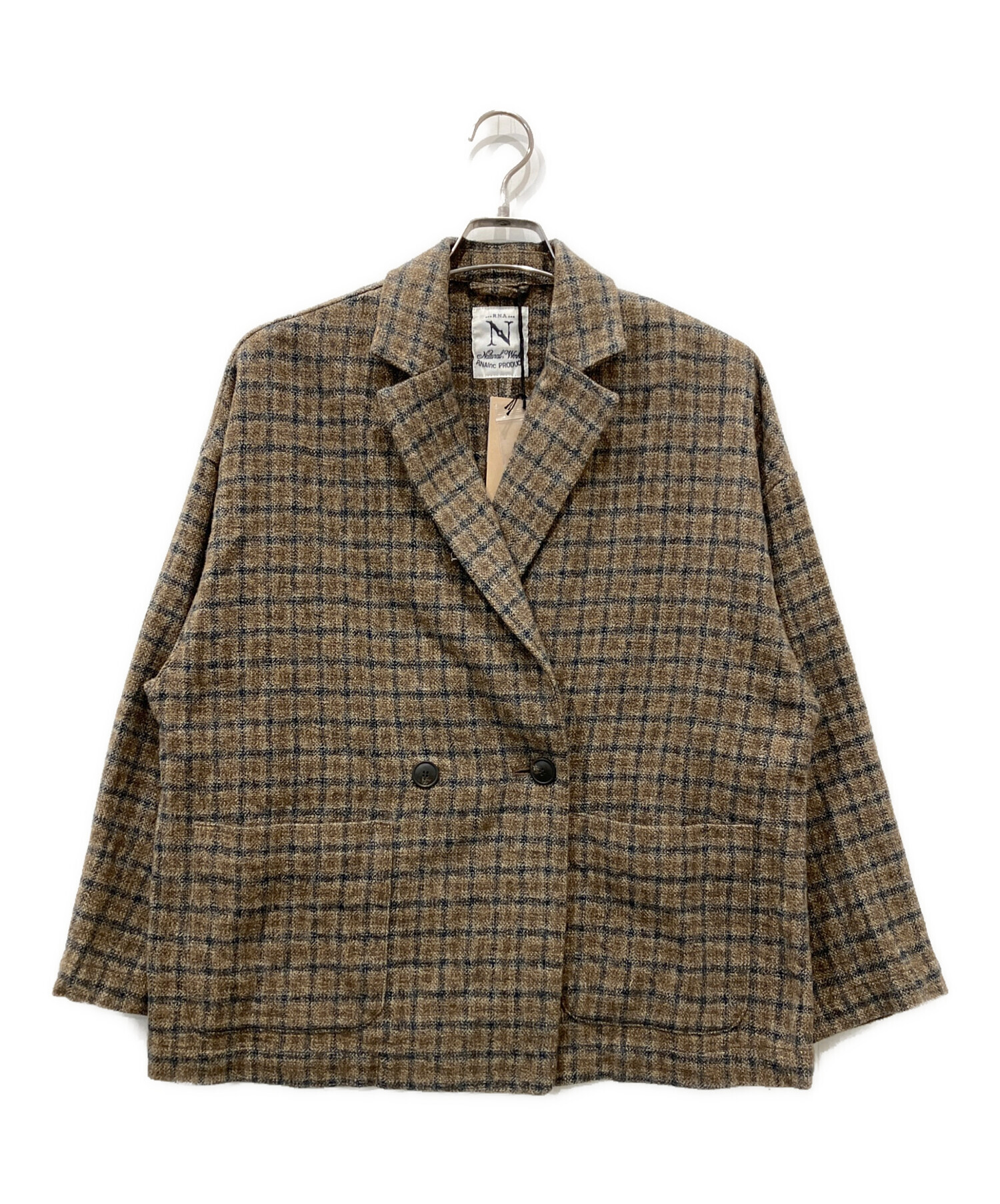 中古・古着通販】RNA-N (アールエヌエーエヌ) TWEEDY COTTON チェック