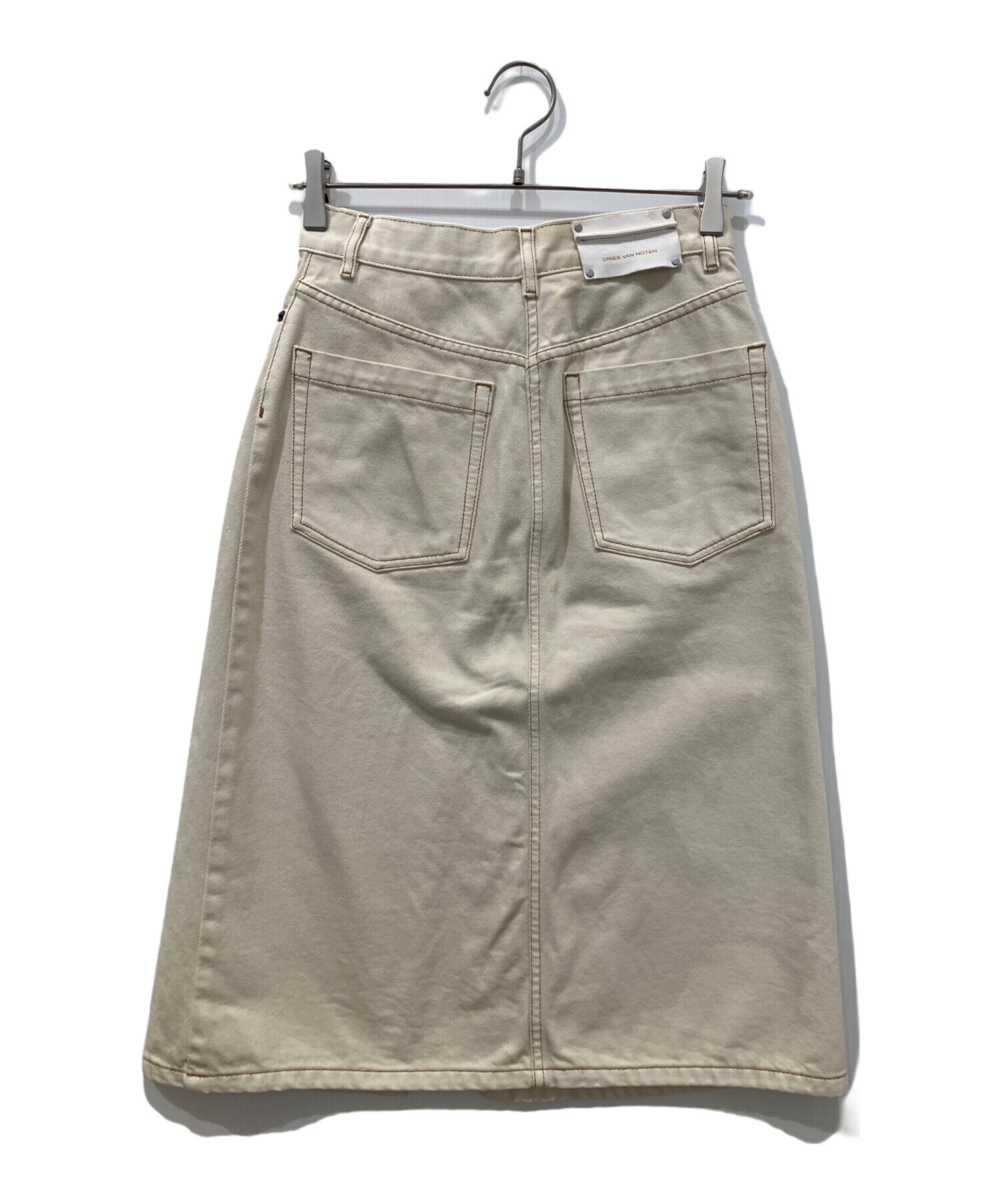 【本日限定価格です】新品未使用★DRIES VAN NOTEN スカート 中古・古着通販】DRIES VAN NOTEN (ドリスヴァンノッテン) ホワイト