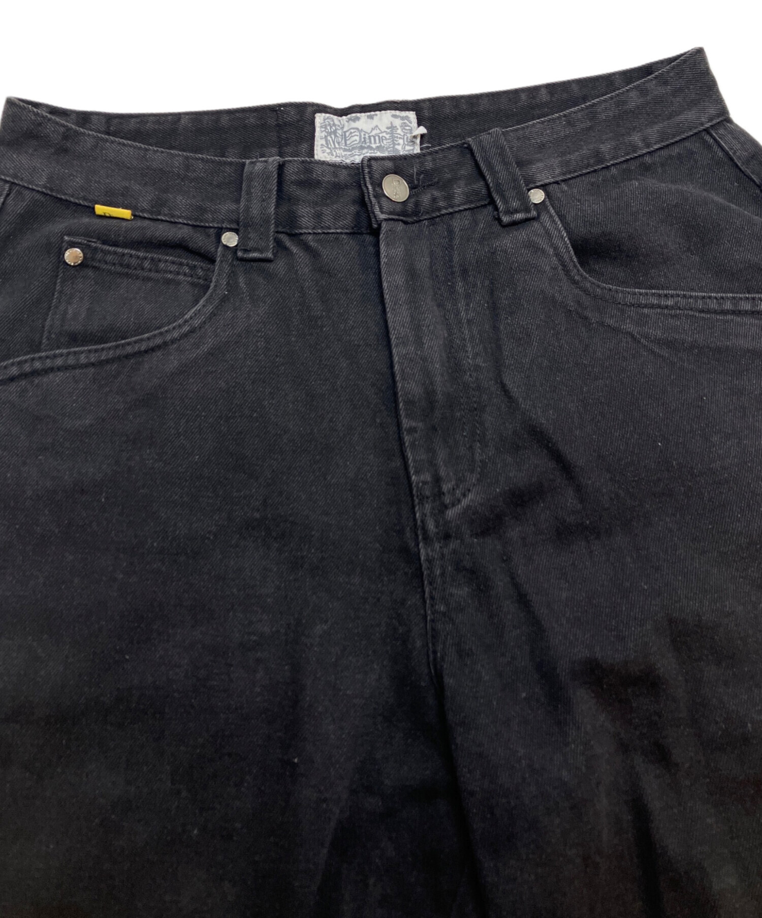 中古・古着通販】Dime (ダイム) ブラックデニムパンツ ブラック サイズ
