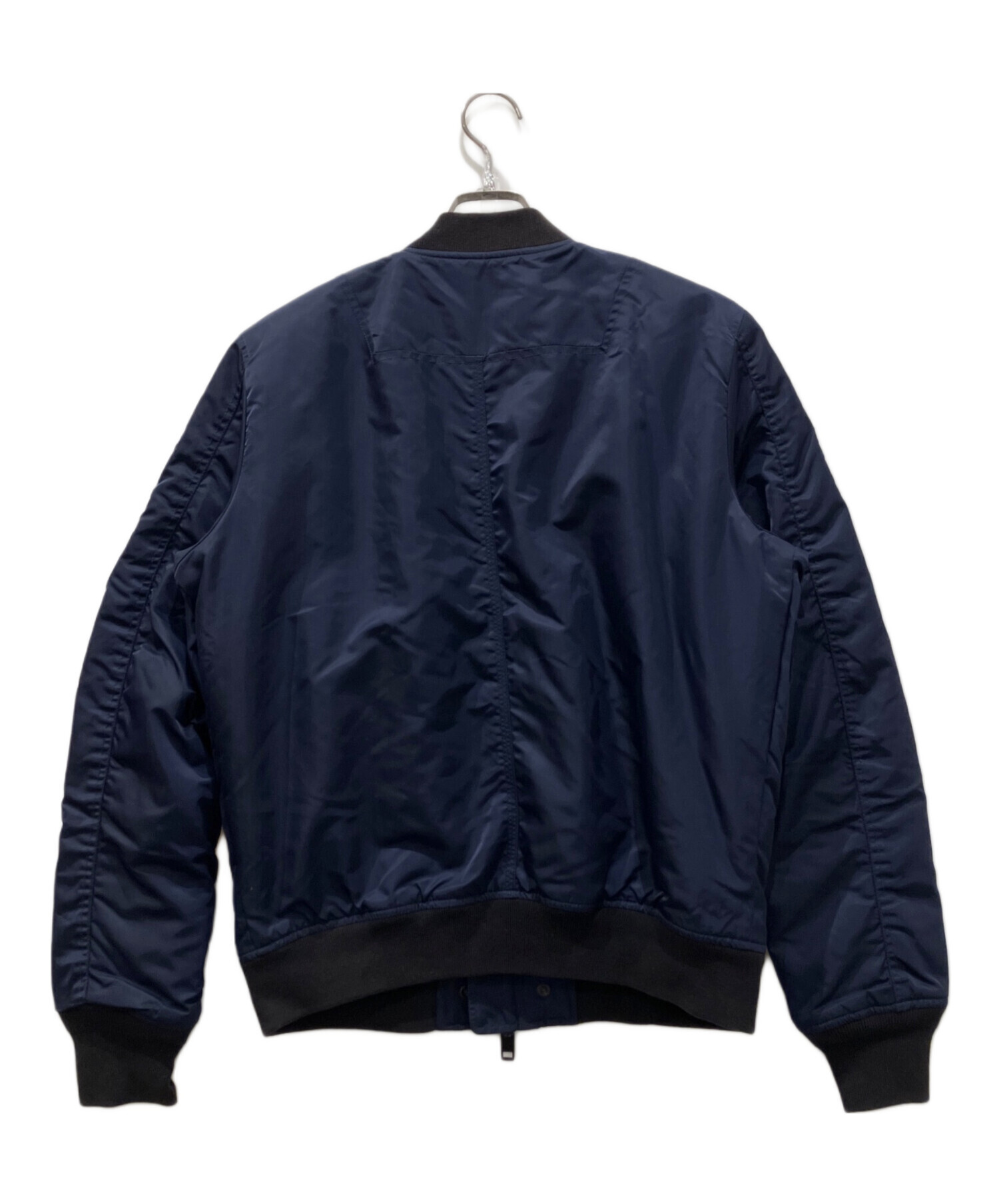 DIESEL ネイビー MA-1ジャケット 中古・古着通販】DIESEL (ディーゼル) MA-1ジャケット ネイビー サイズ