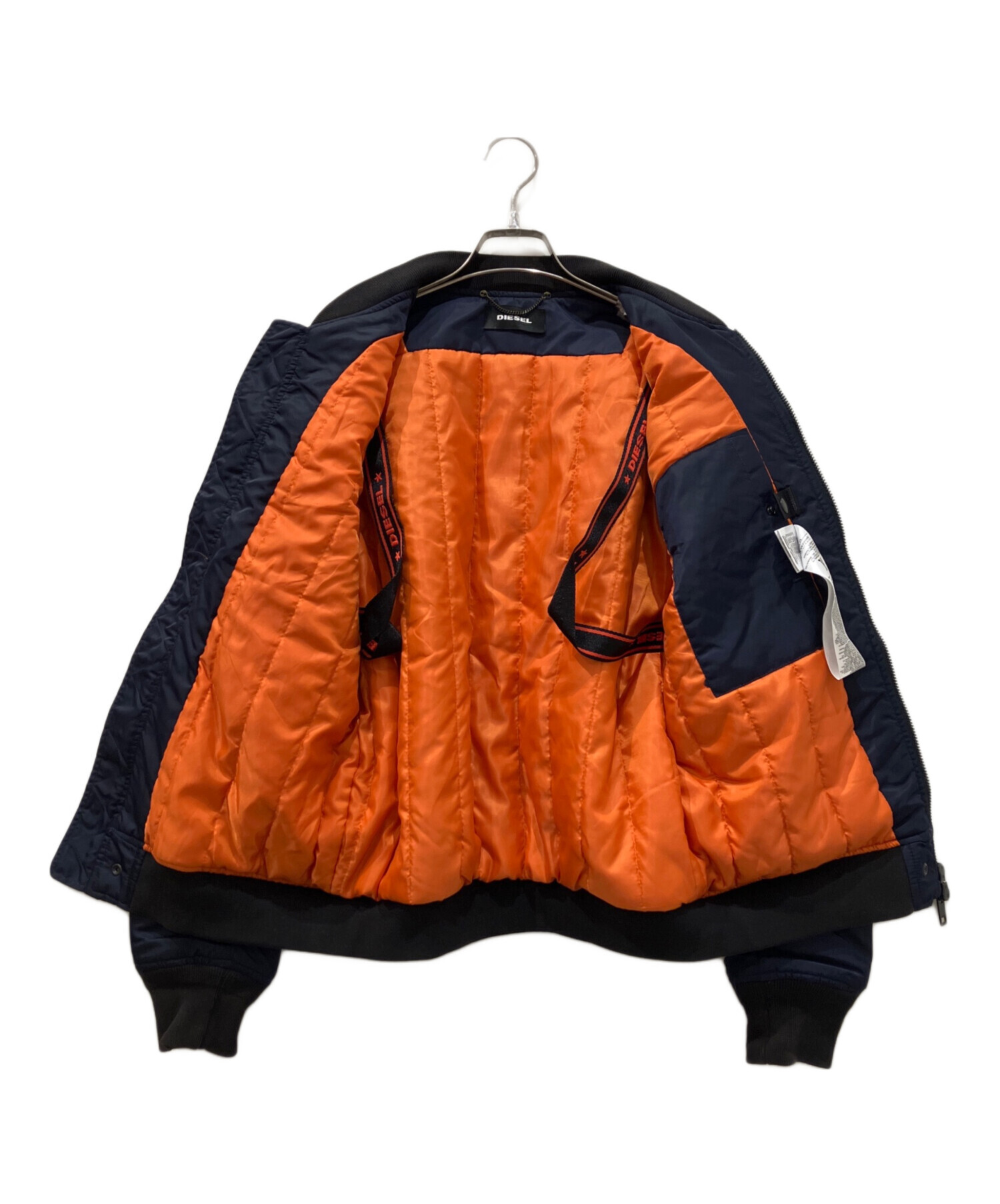 中古・古着通販】DIESEL (ディーゼル) MA-1ジャケット ネイビー サイズ