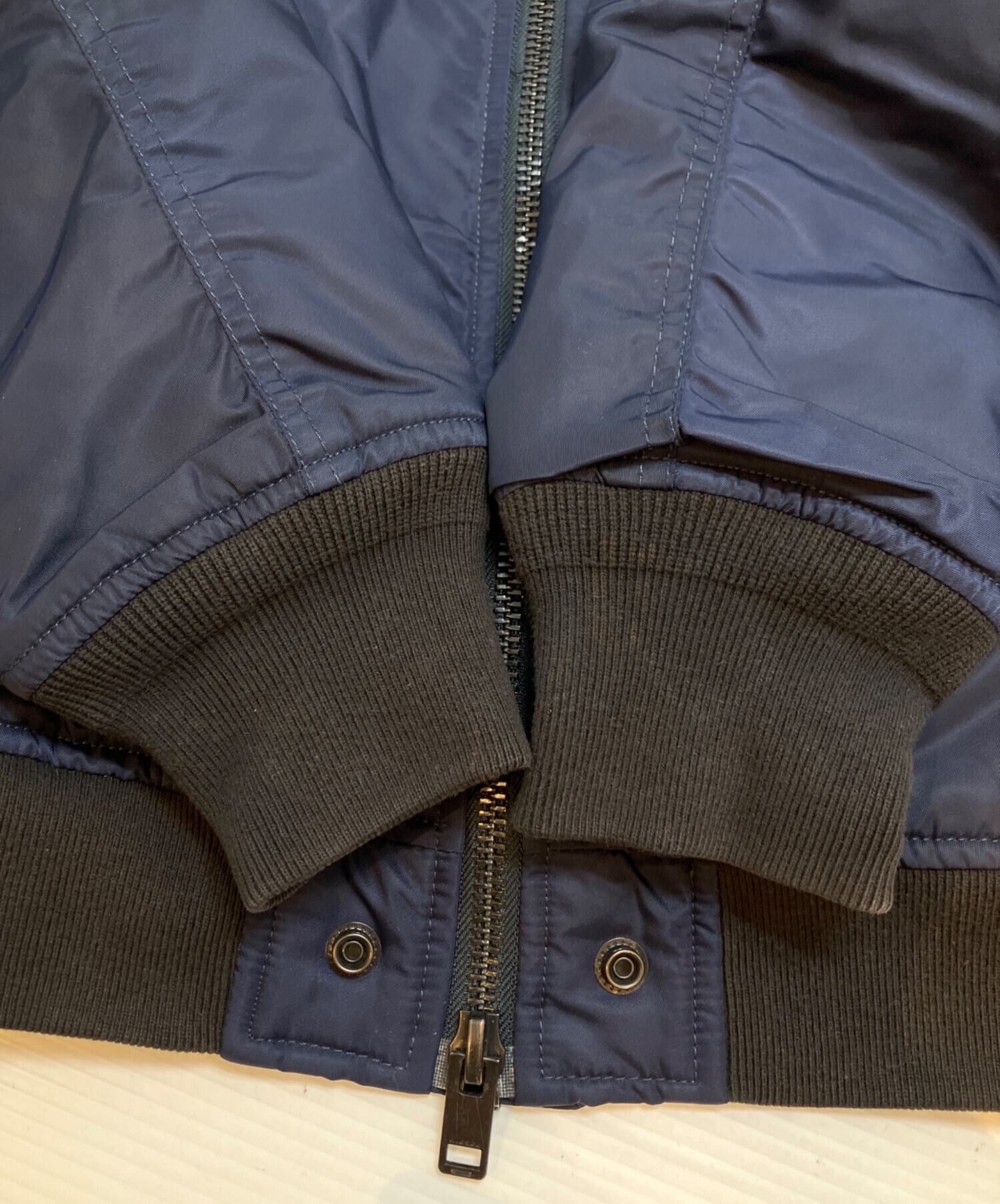 中古・古着通販】DIESEL (ディーゼル) MA-1ジャケット ネイビー サイズ