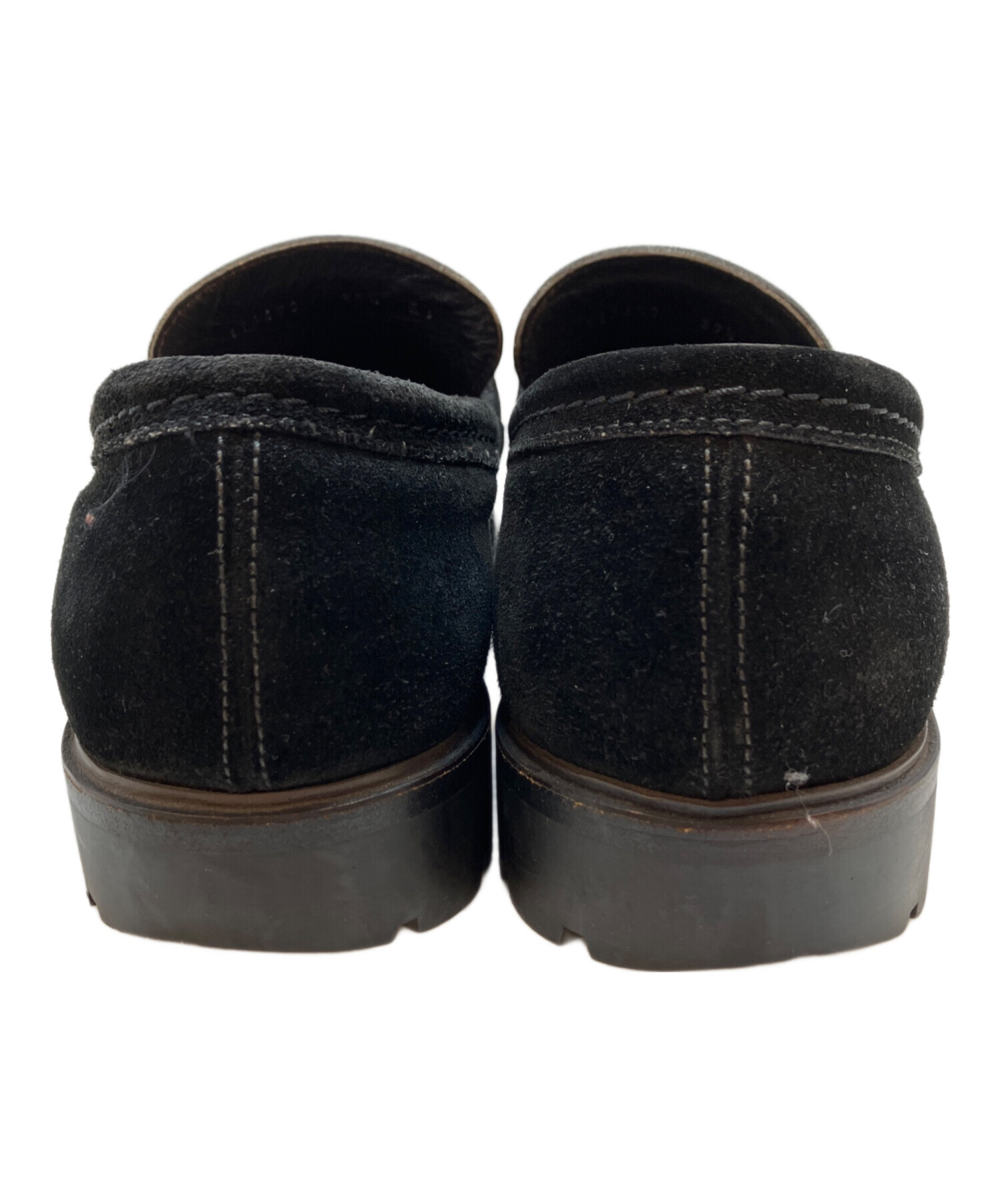 中古・古着通販】GUCCI (グッチ) ホースビットスエードローファー