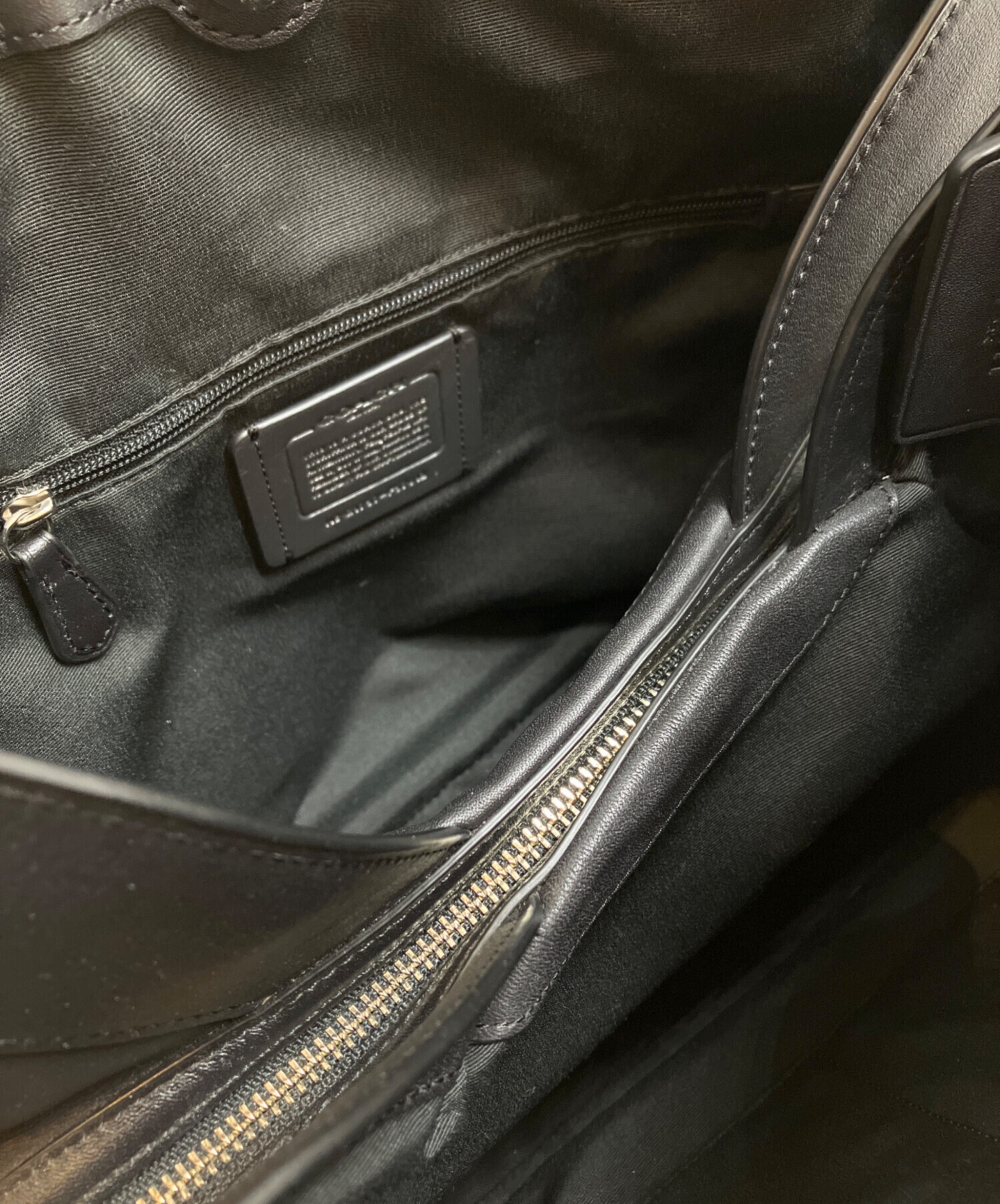中古・古着通販】COACH (コーチ) シグネチャートートバッグ グレー