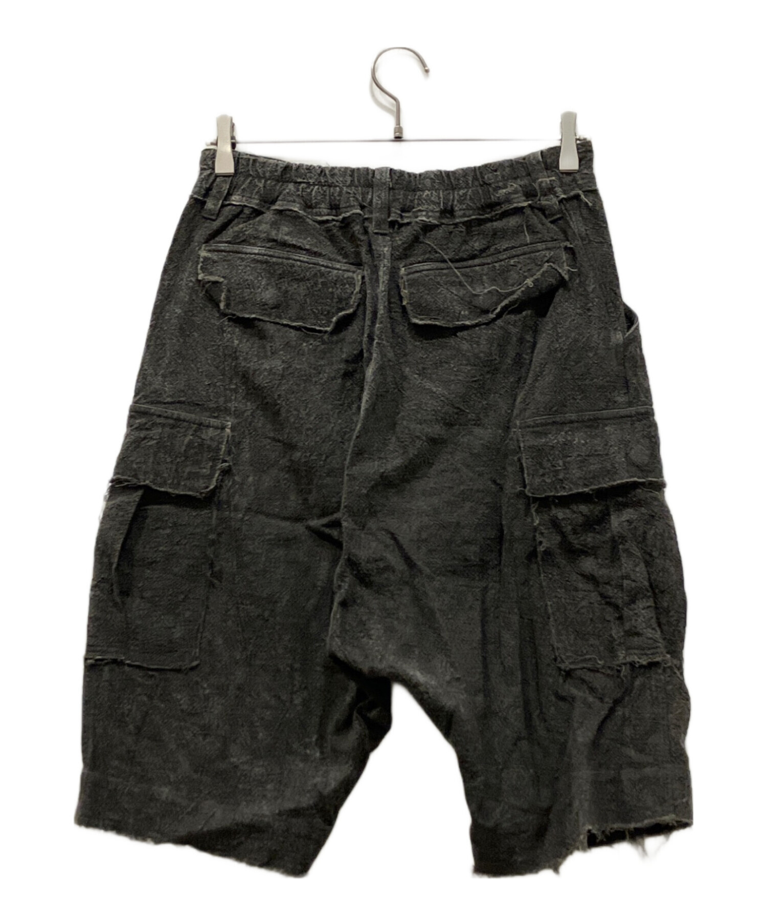 バックラッシュ カウレザー カーゴショーツ カーゴパンツ ハーフパンツ 本革 M 中古・古着通販】ISAMU KATAYAMA BACKLASH (イサムカタヤマ・バック